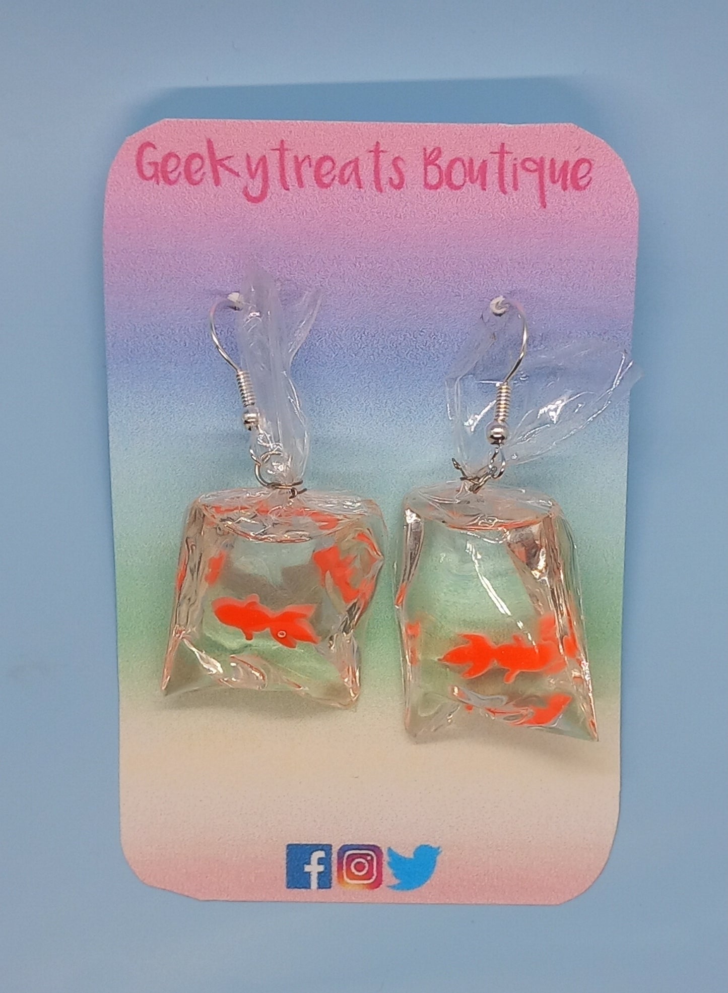 Goldfish earrings