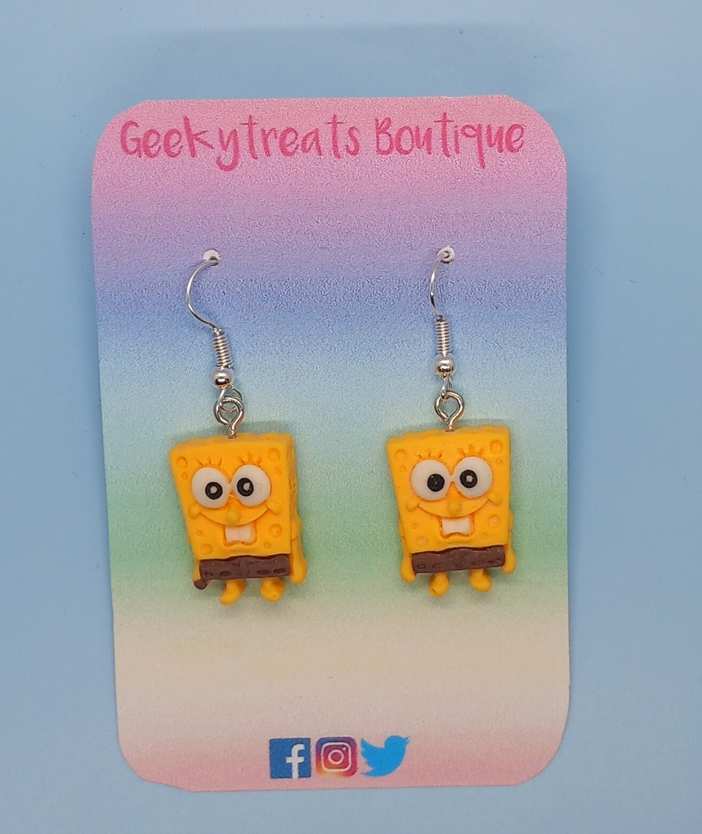 Spongebob earrings