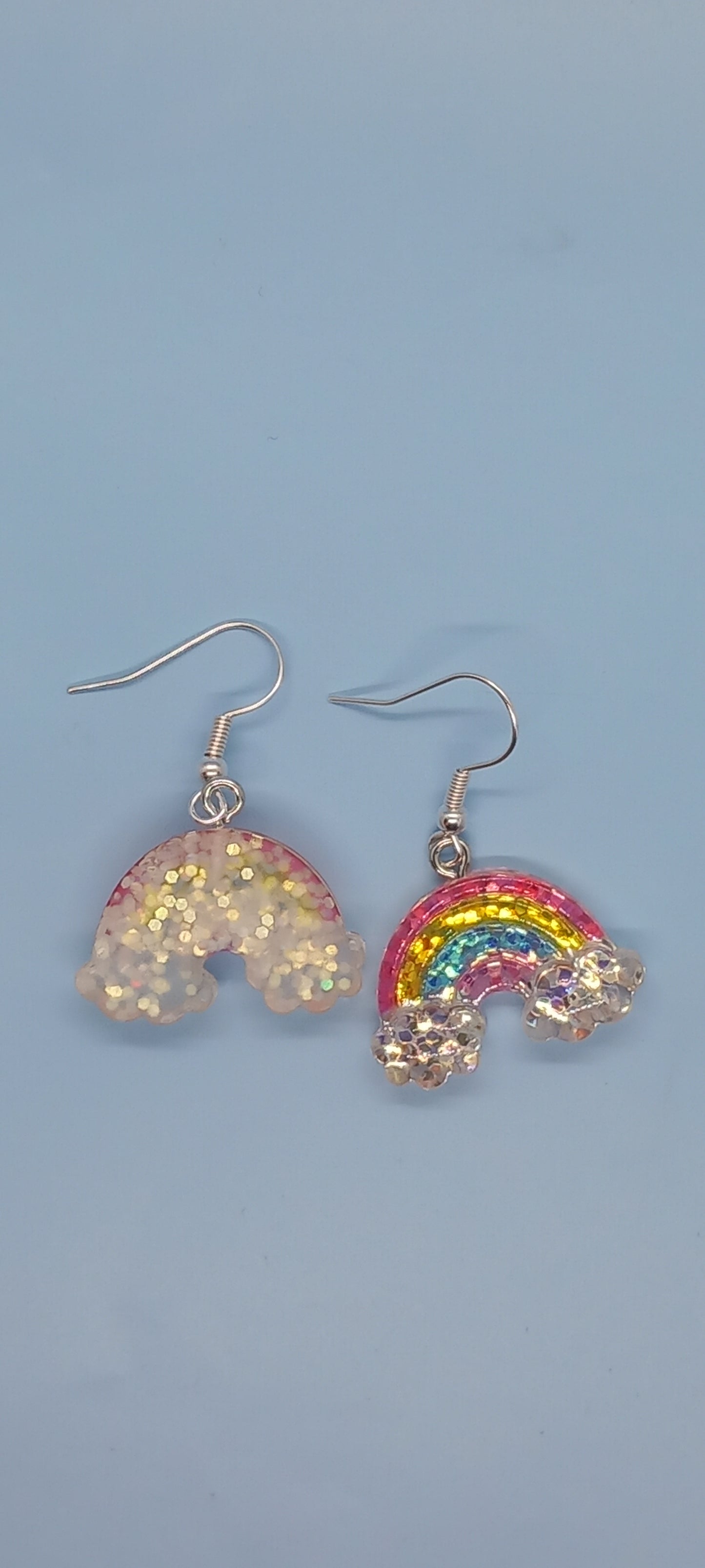 3d rainbow earrings