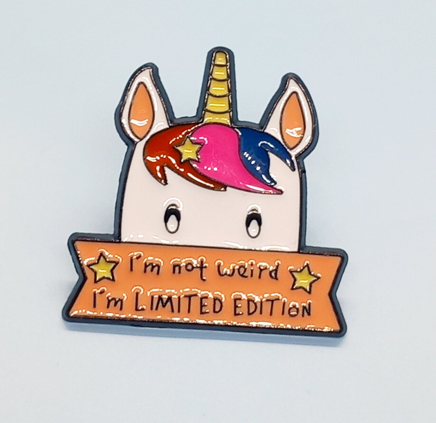 Unicorn pin badge