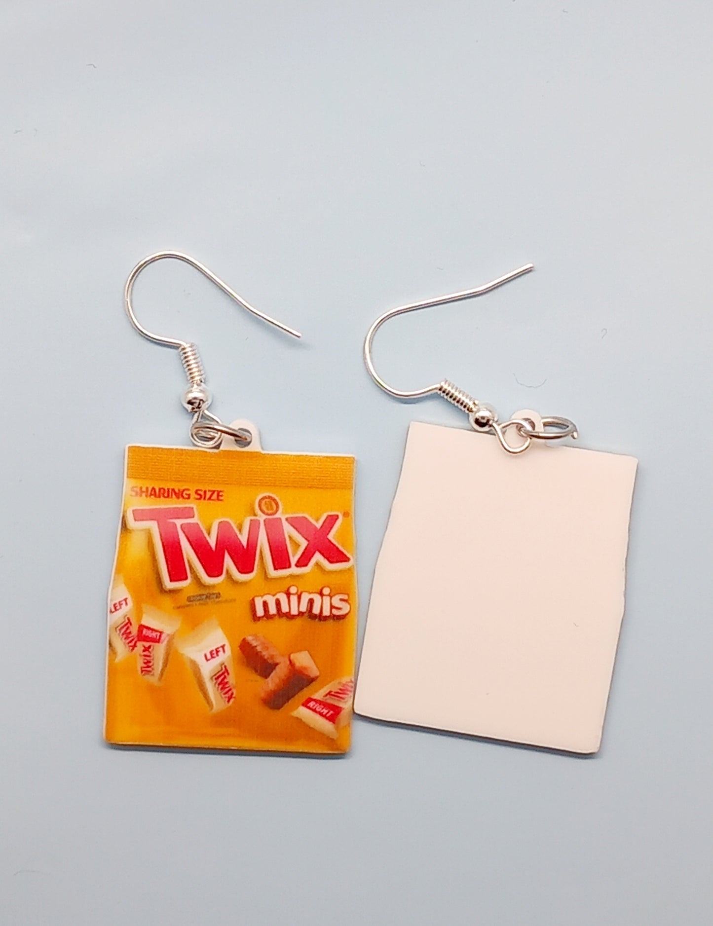 Twix biscuit earrings