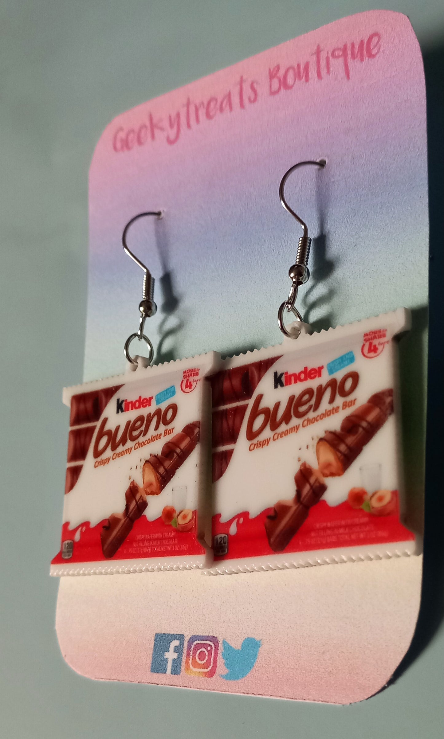 Acrylic Bueno novelty earrings