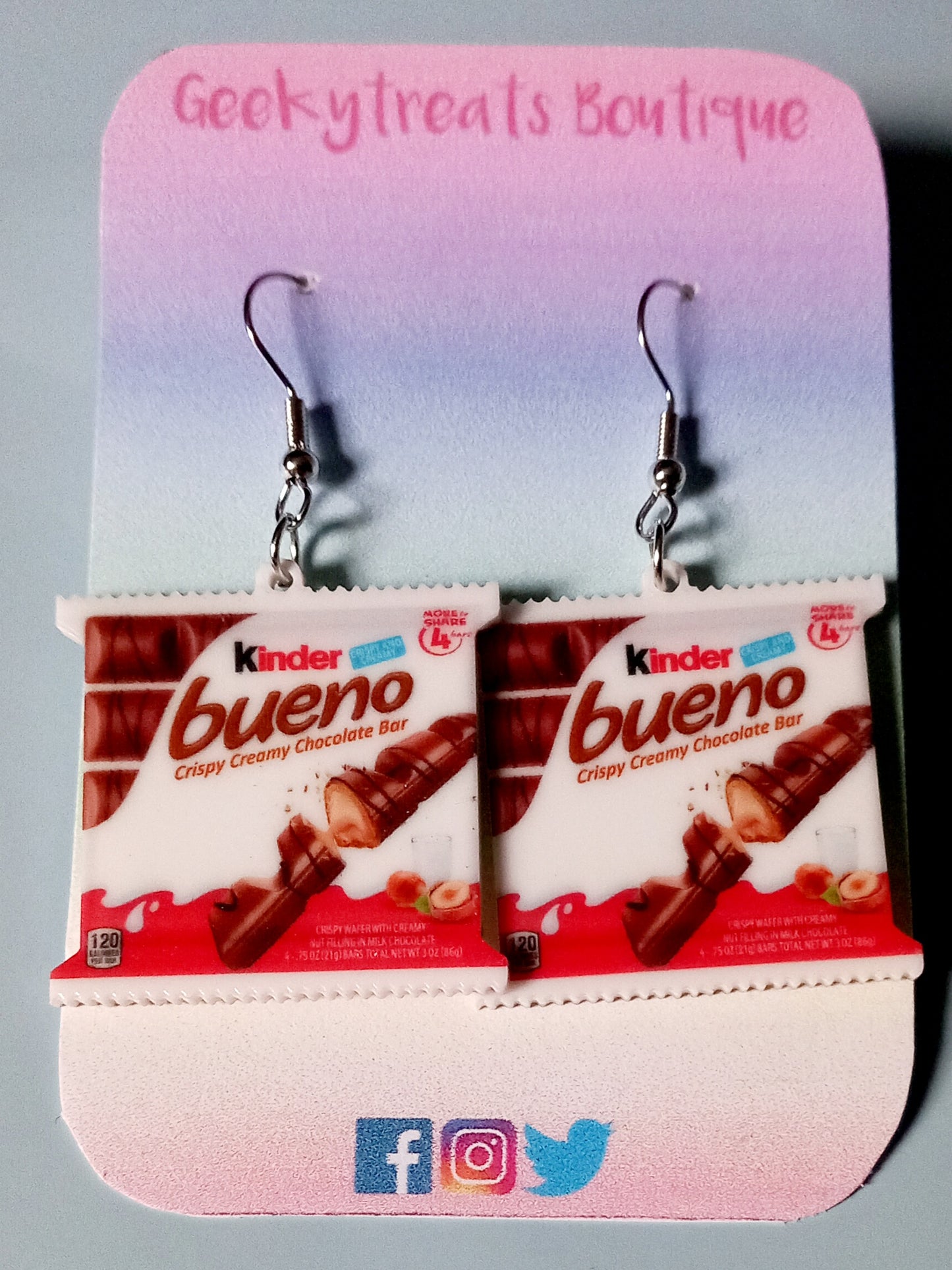 Acrylic Bueno novelty earrings