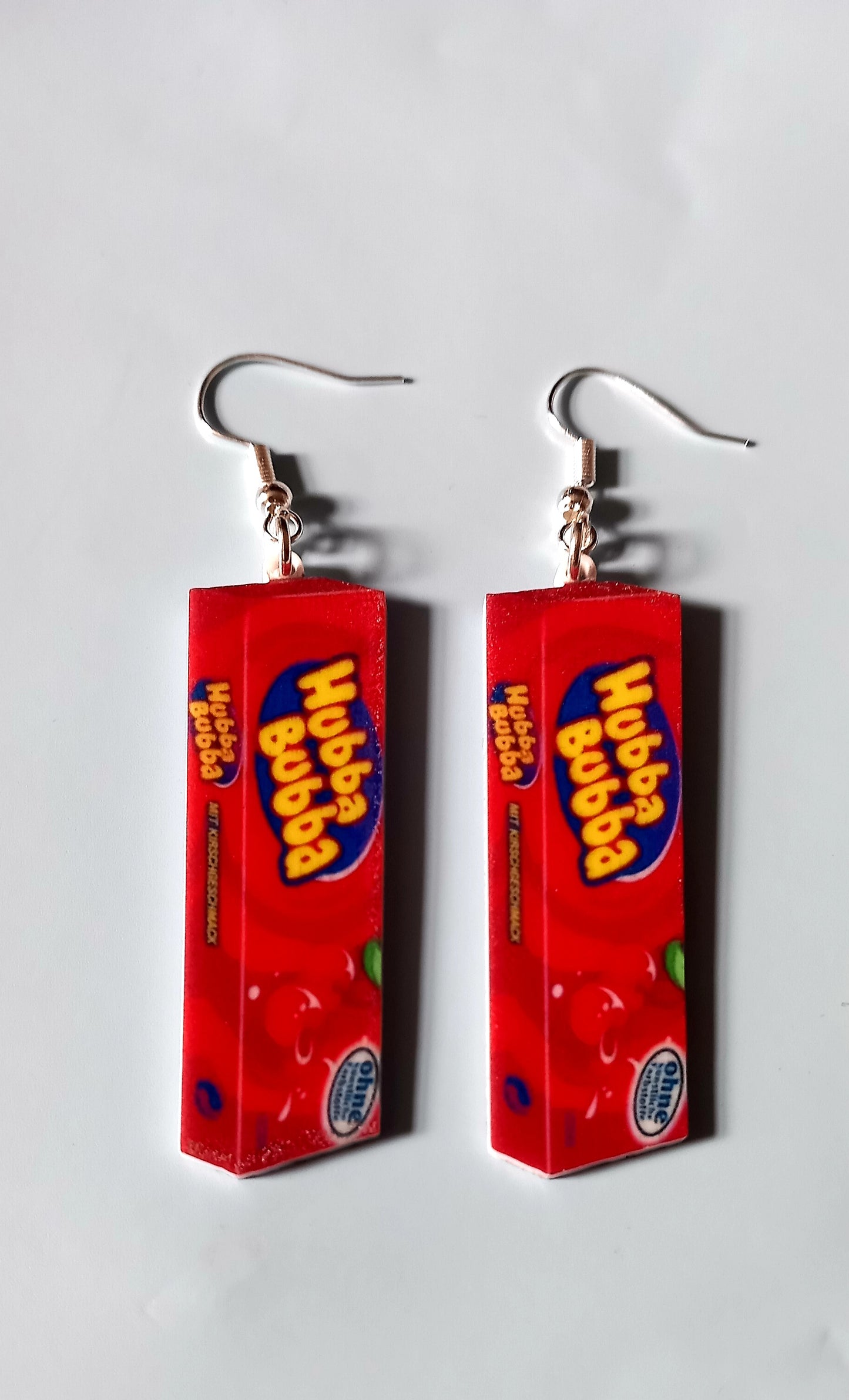 Hubba bubba acrylic earrings