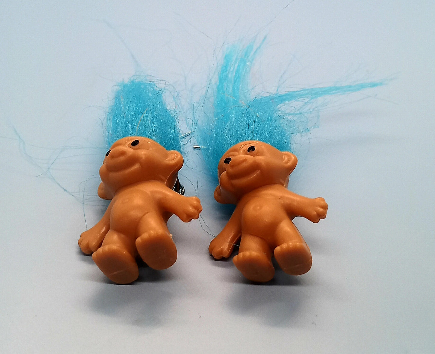 Blue troll earrings