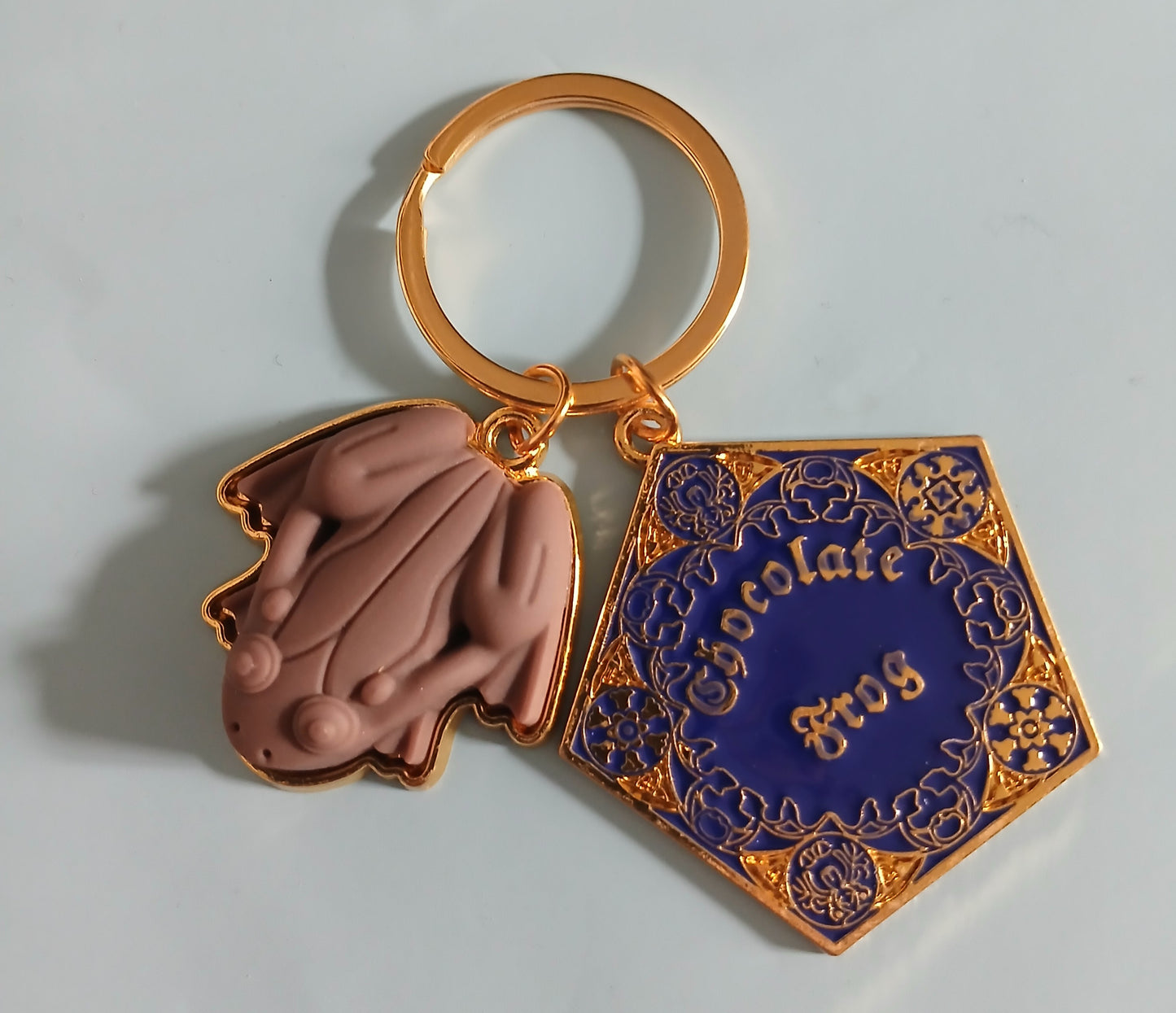 Chocolate frog novelty keyring