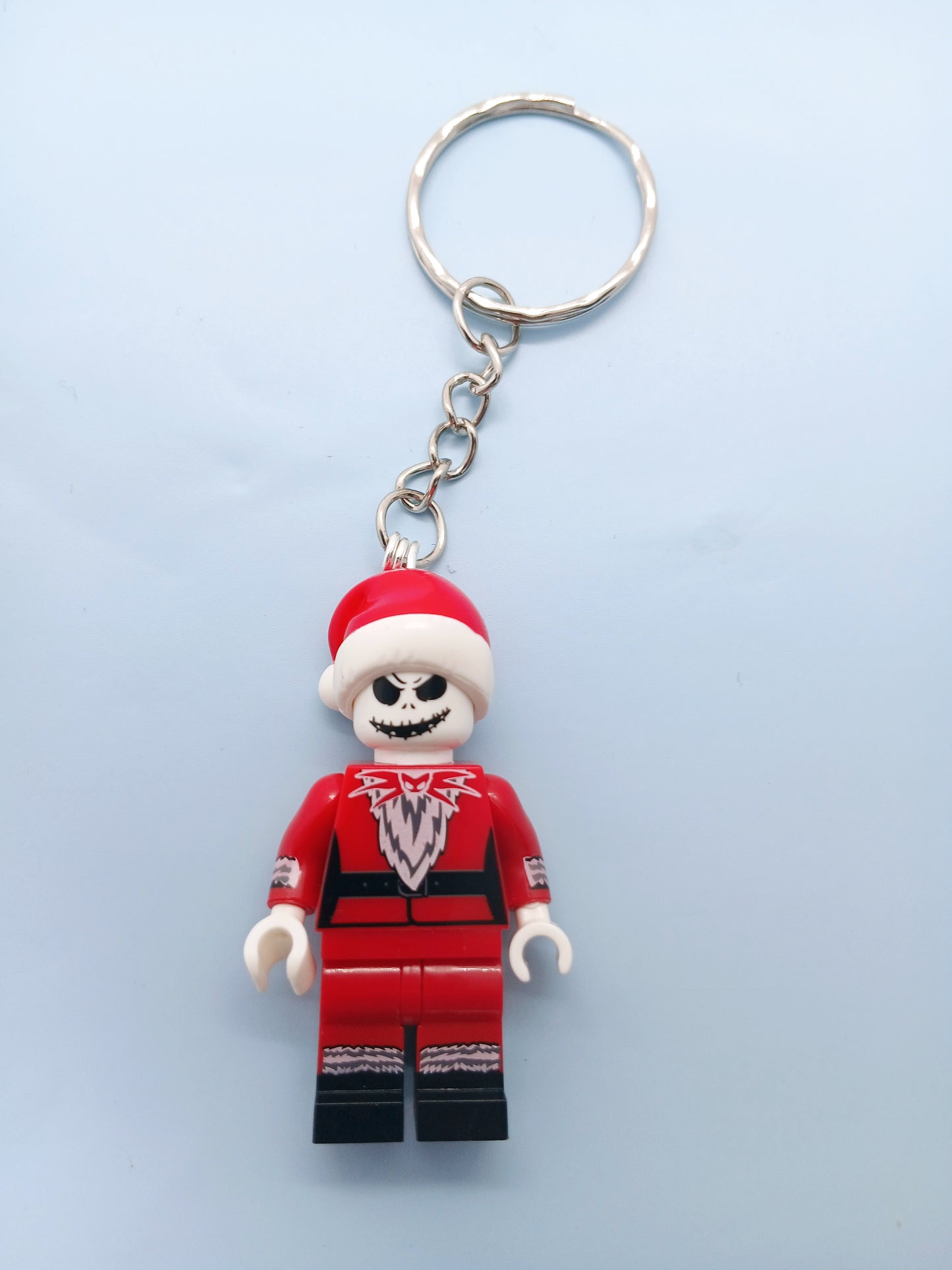 Jack Skeleton xmas minifigure keyring