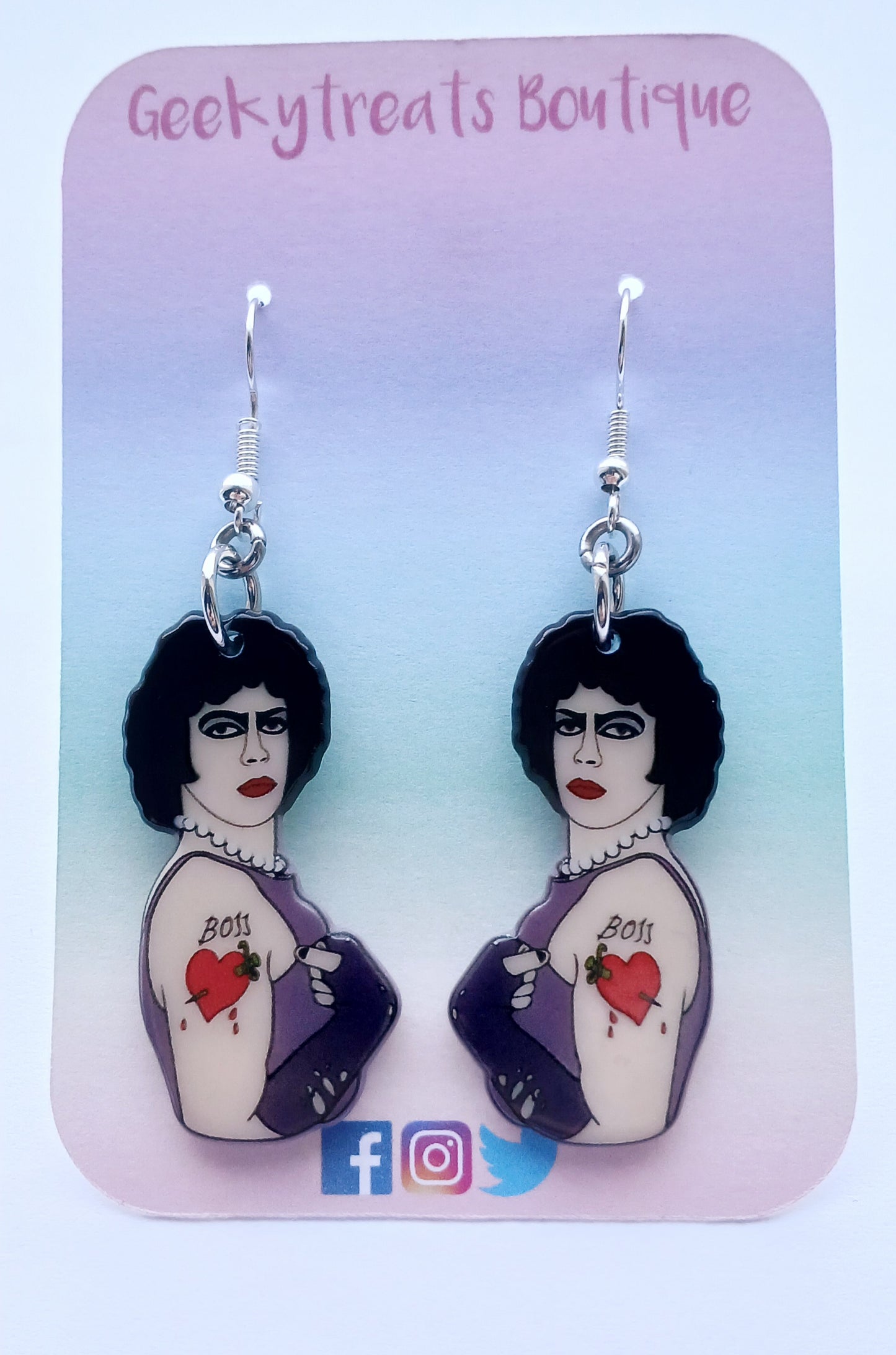 Dr Frank-n-furter boss earrings
