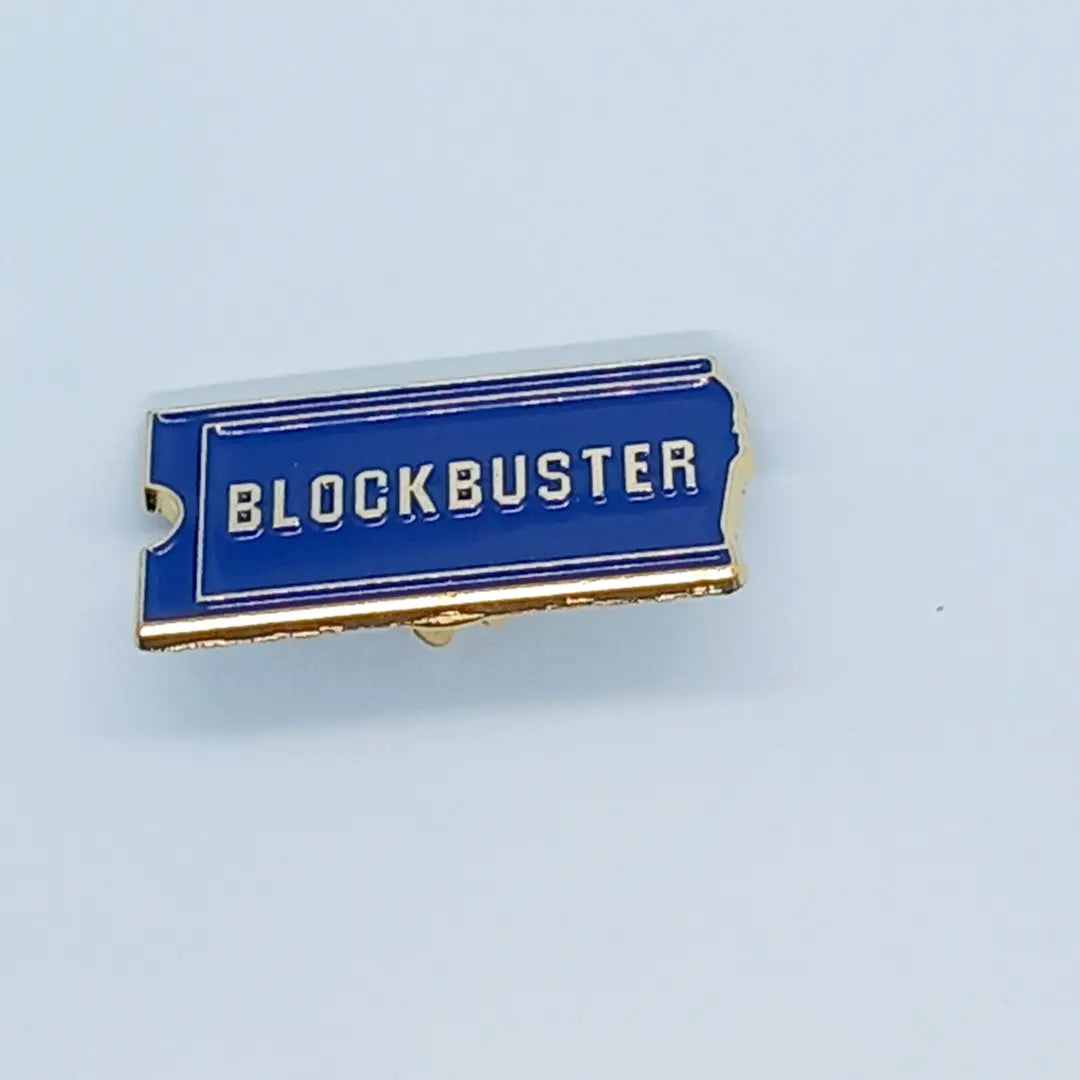 Blockbuster enamel pin