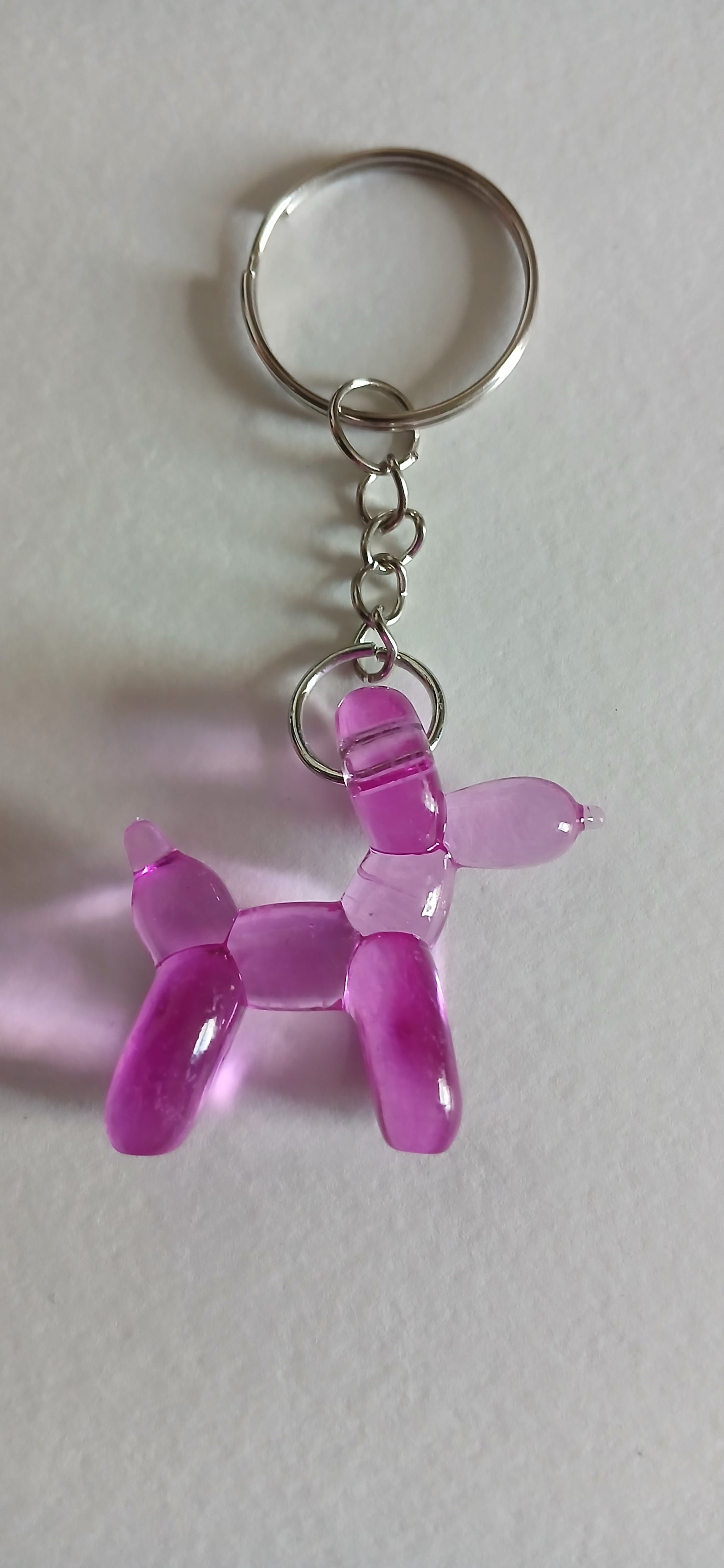 Balloon dog keyring