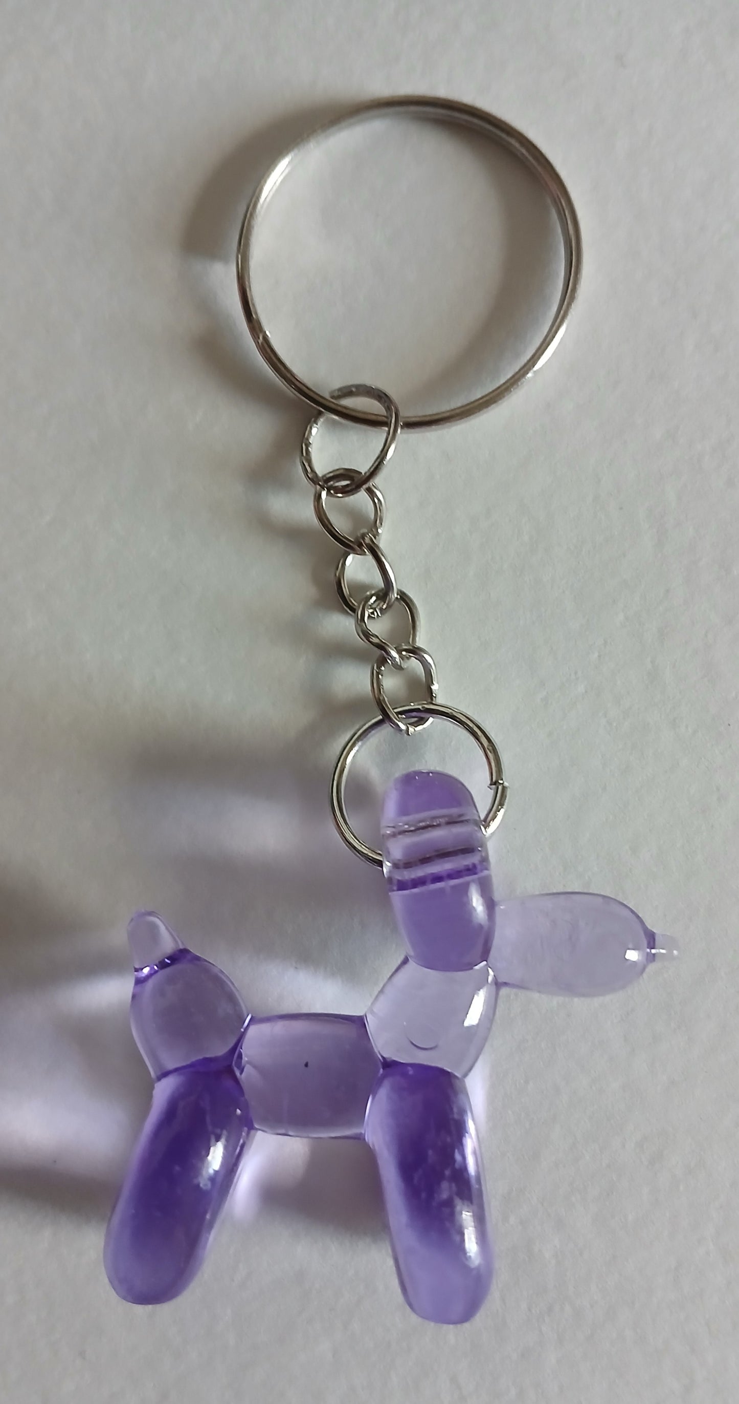 Balloon dog keyring