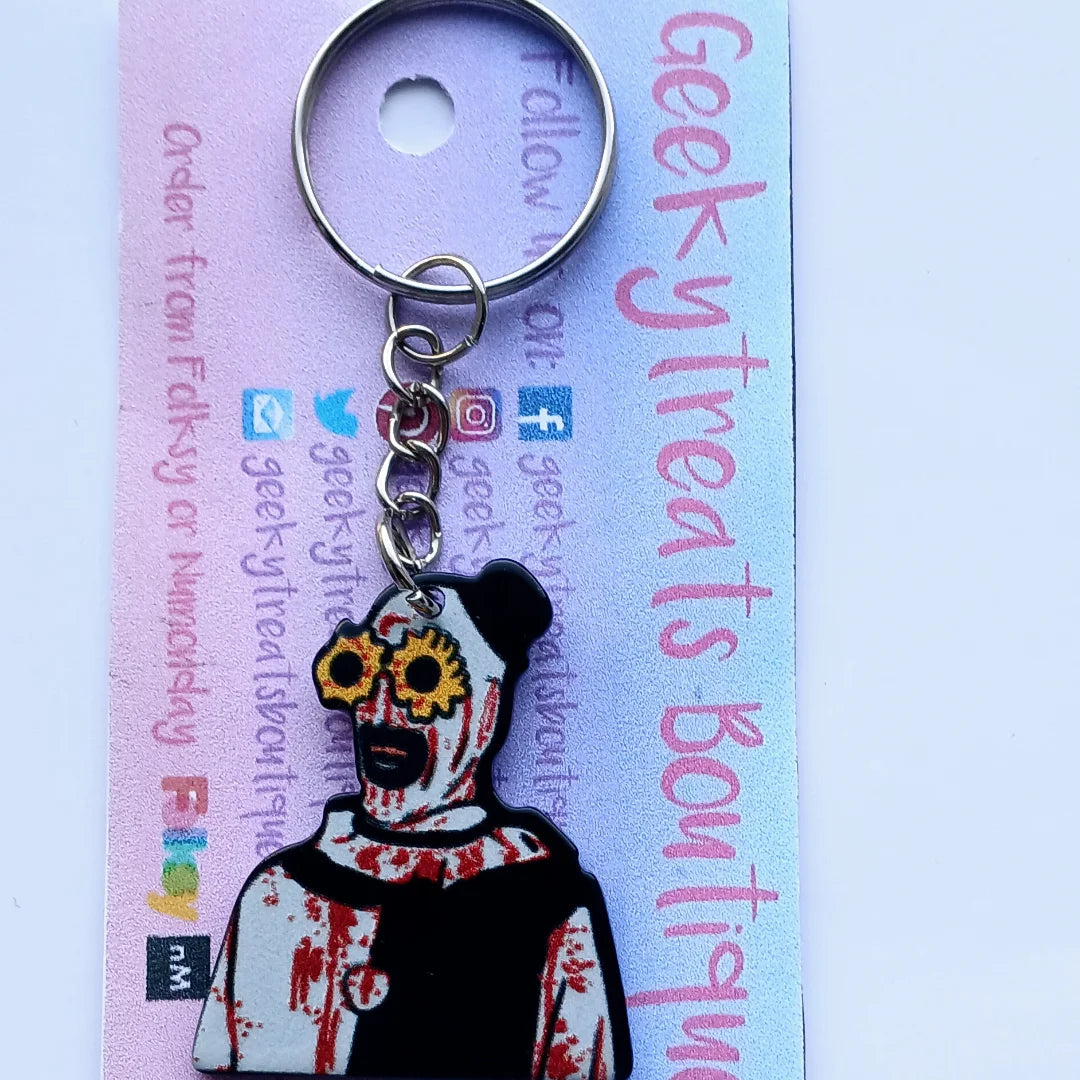 Art the clown terrifier keyring