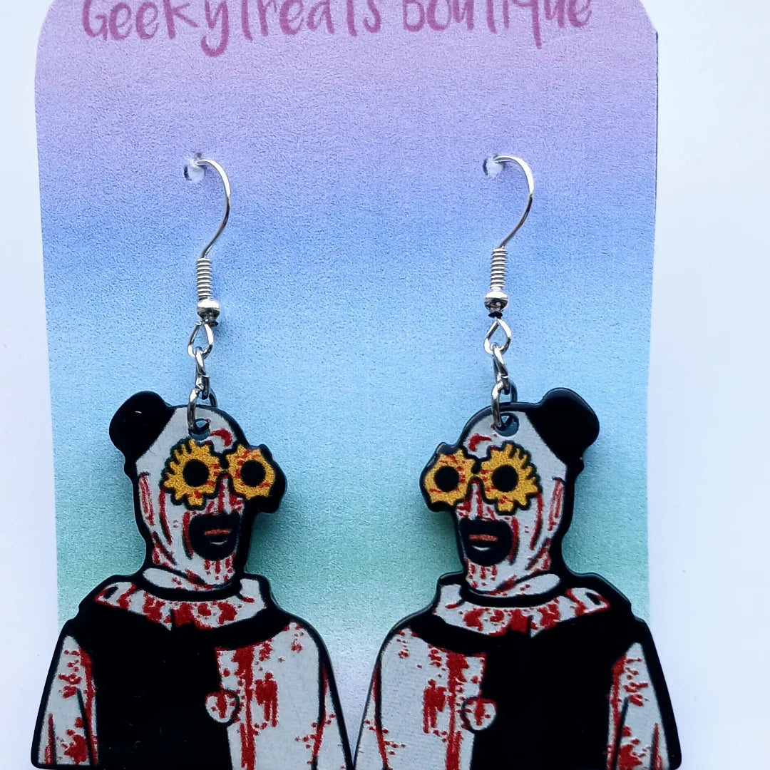 Art the clown earrings