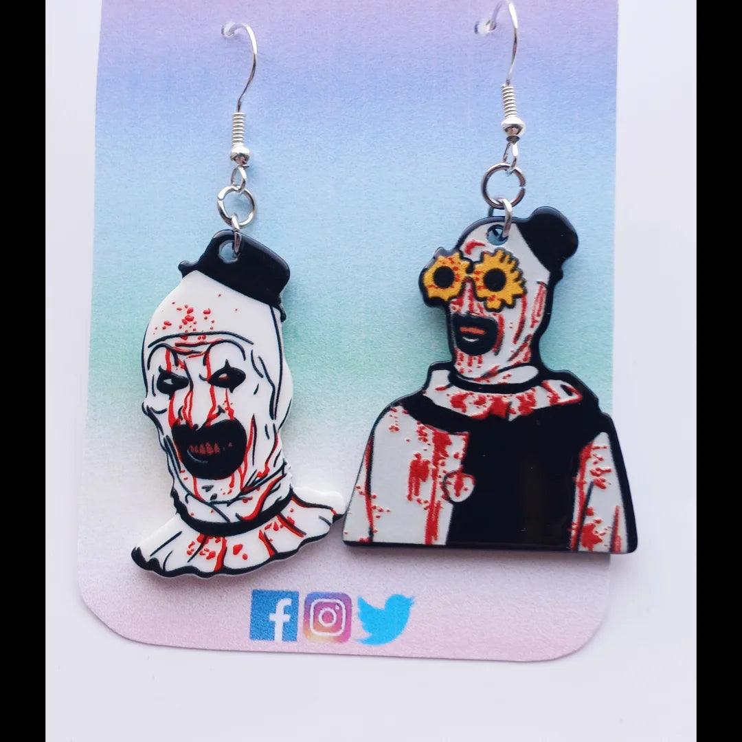 Art the clown earrings