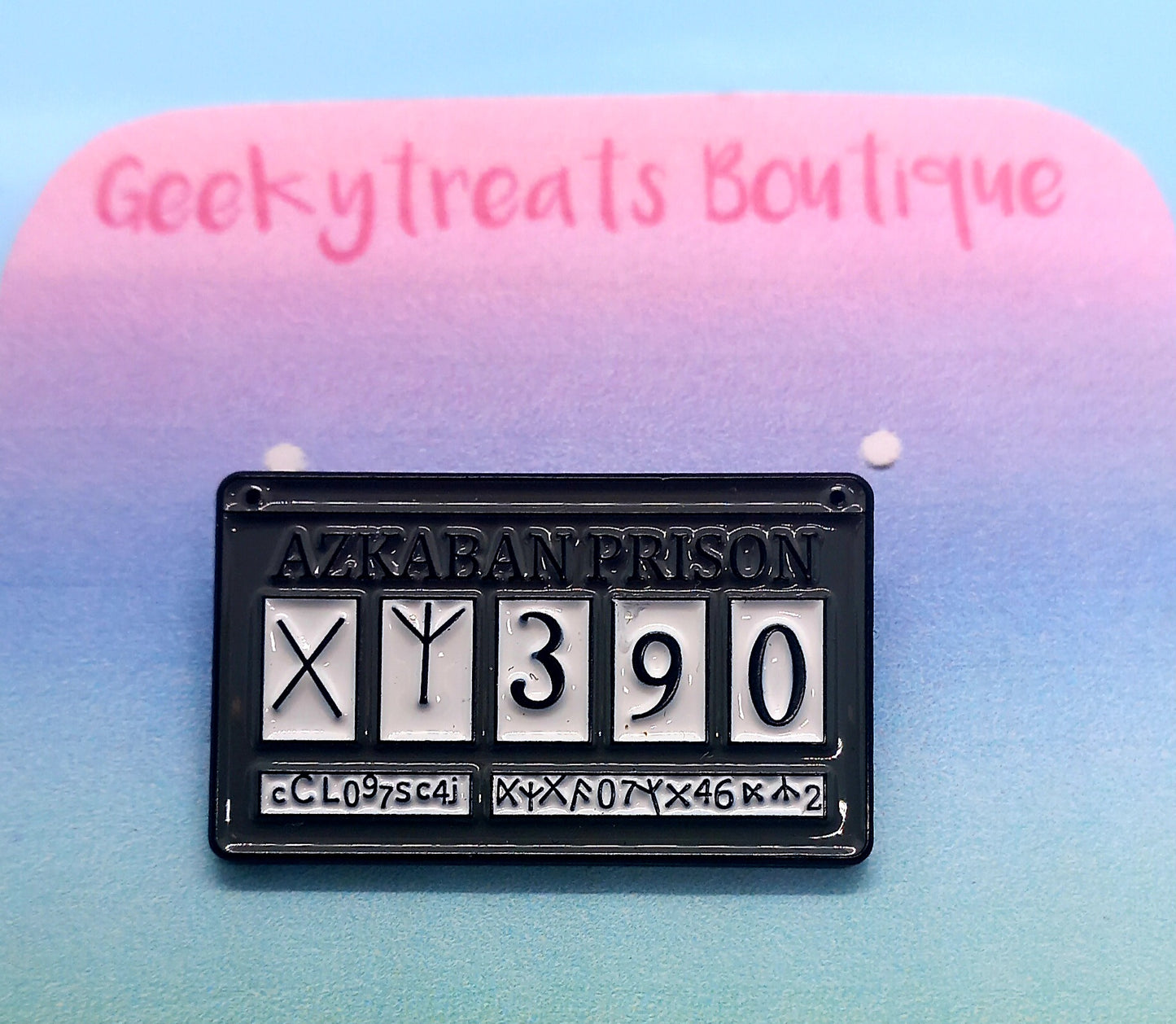 Azkaban enamel pin badge