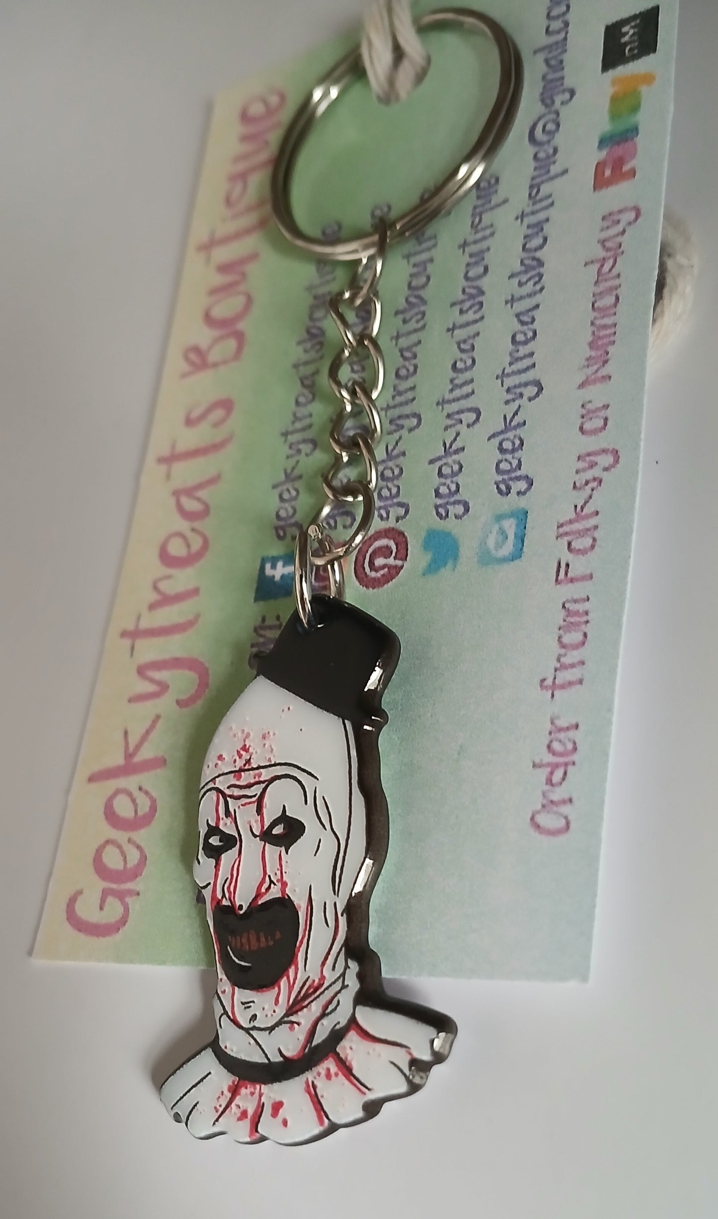 Terrifier horror keyring