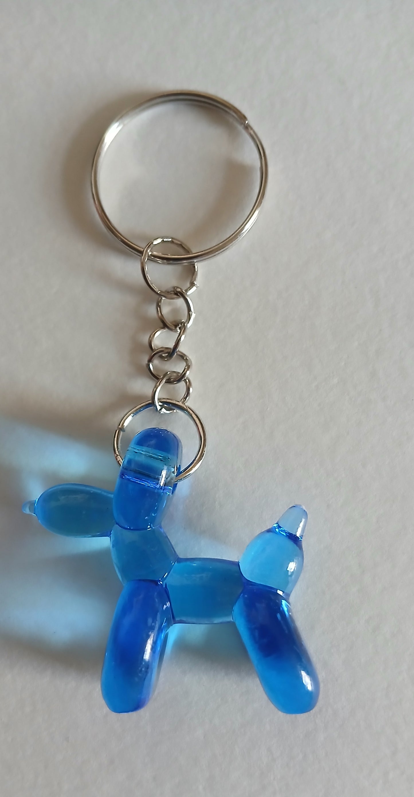 Balloon dog keyring