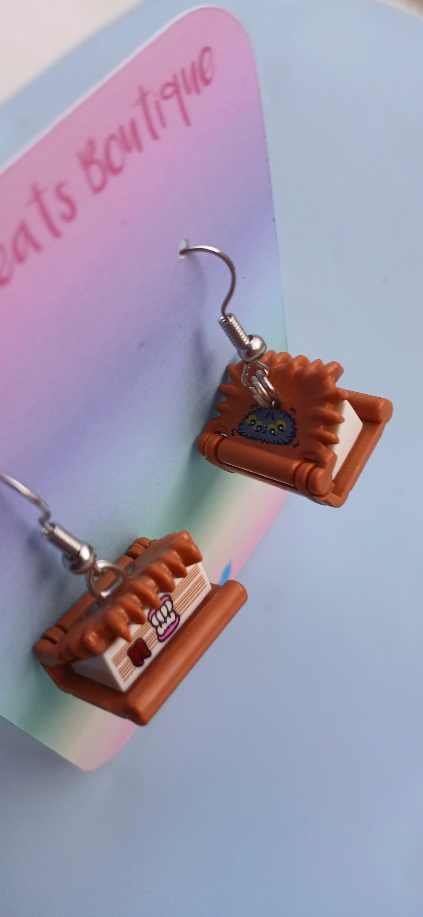 Book of monsters novelty earrings