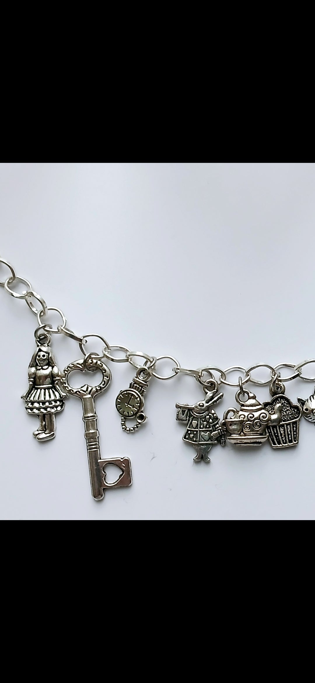 Alice in wonderland charm bracelet