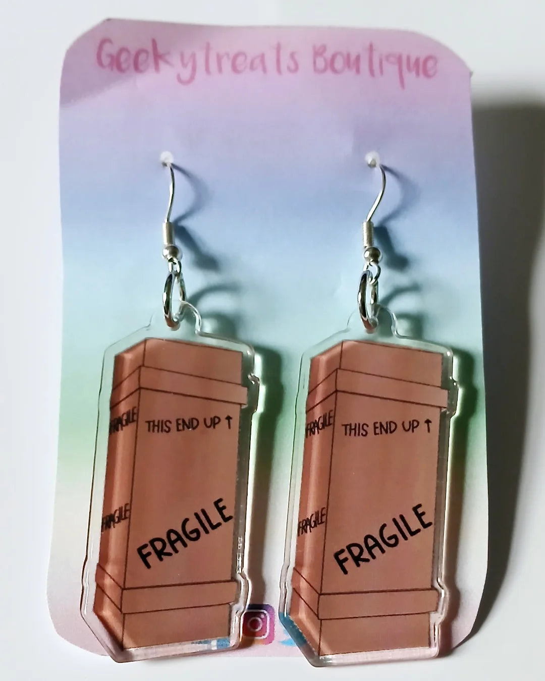 A Christmas Story Fragile box earrings
