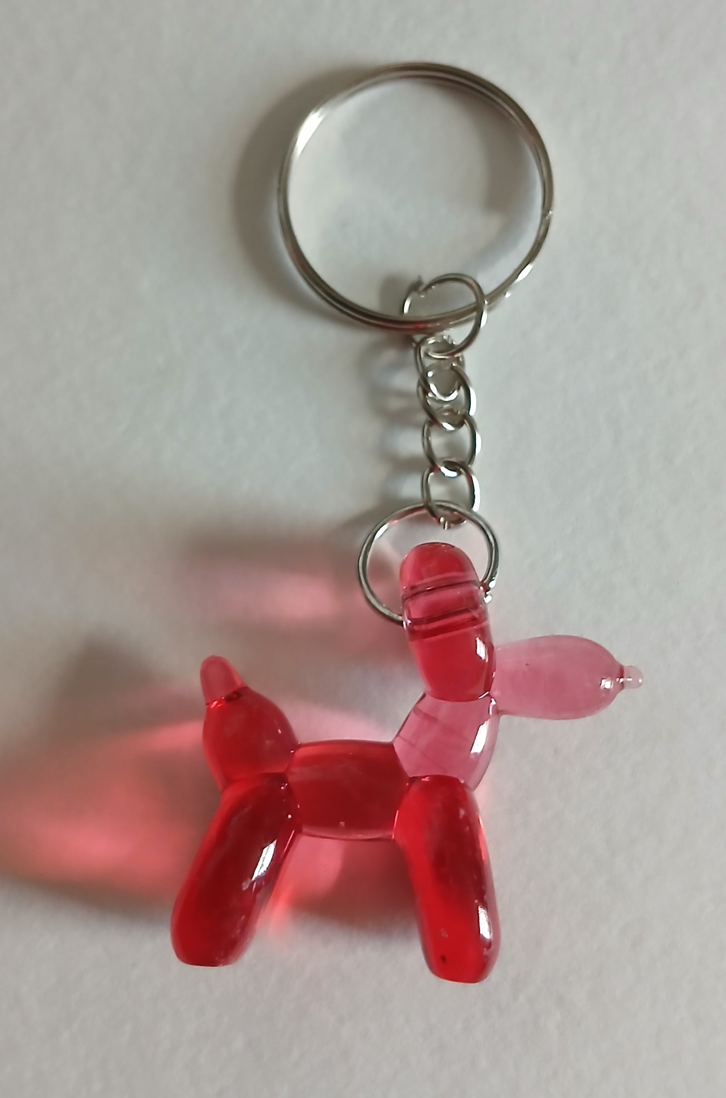 Balloon dog keyring