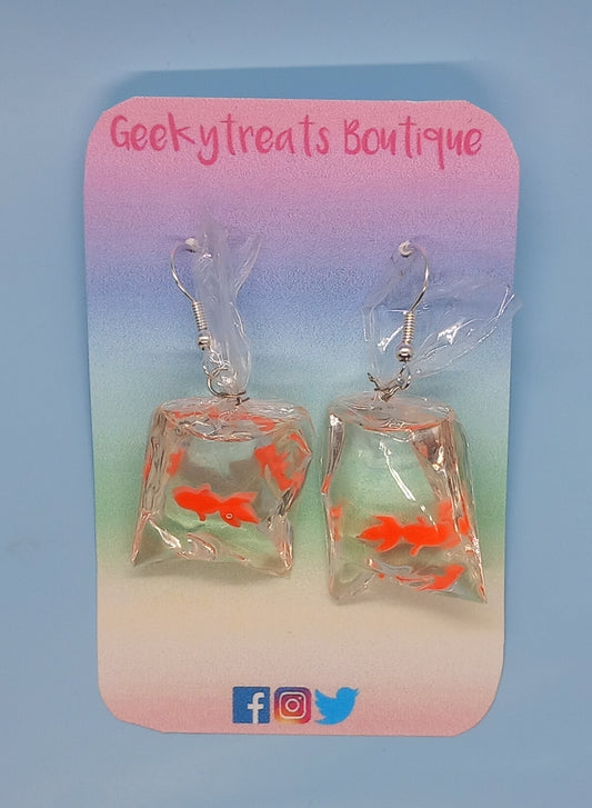 Goldfish earrings