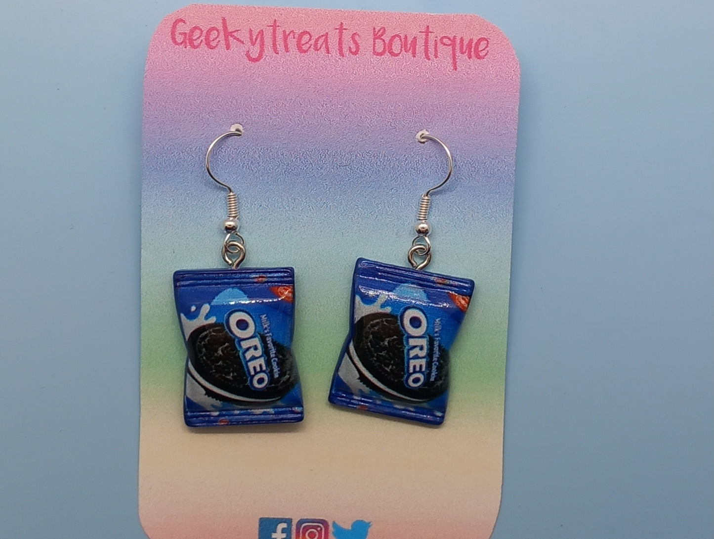 Oreo earrings