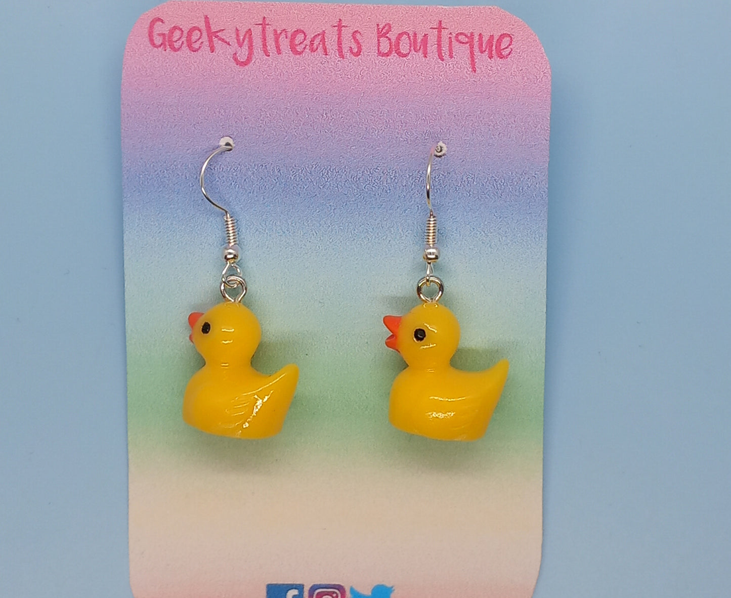 Rubber Duck earrings