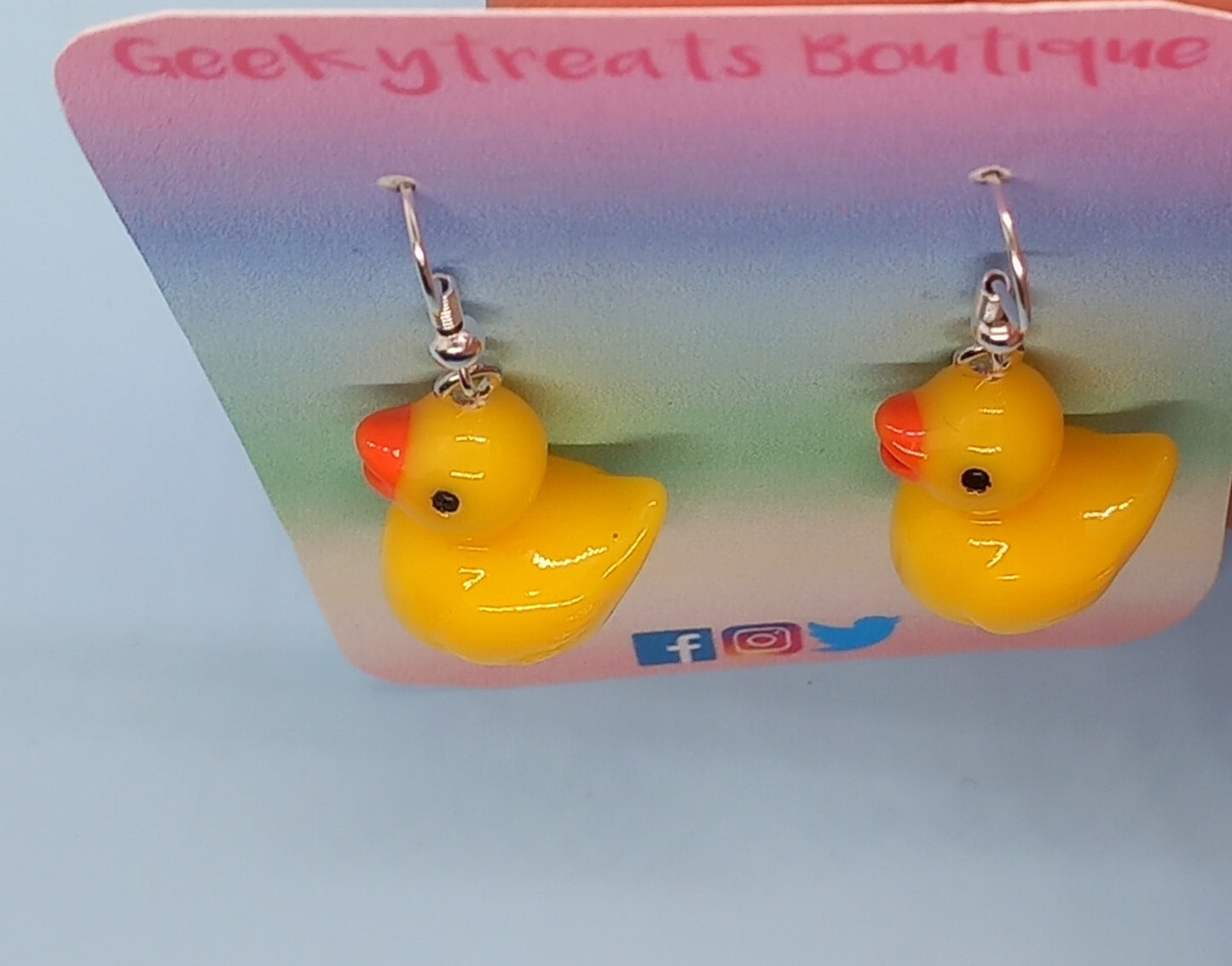 Rubber Duck earrings