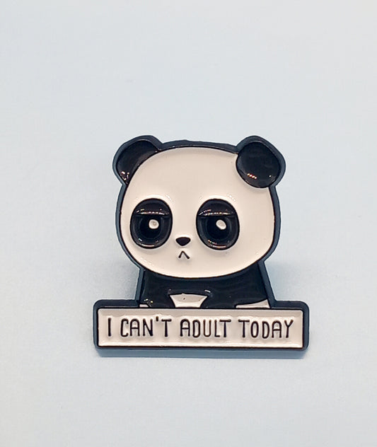Panda novelty pin badge