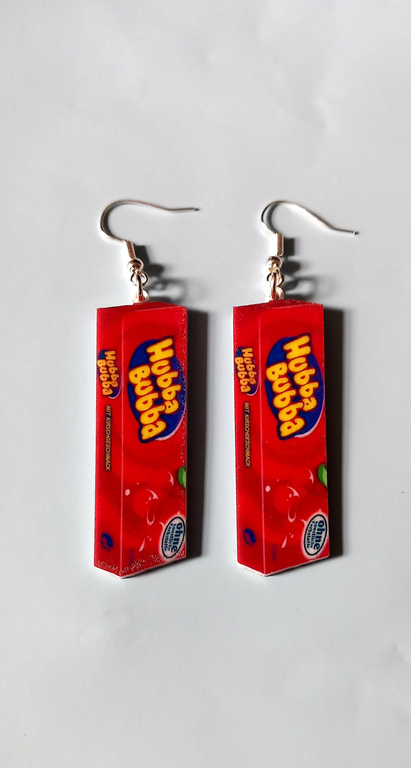 Hubba bubba acrylic earrings