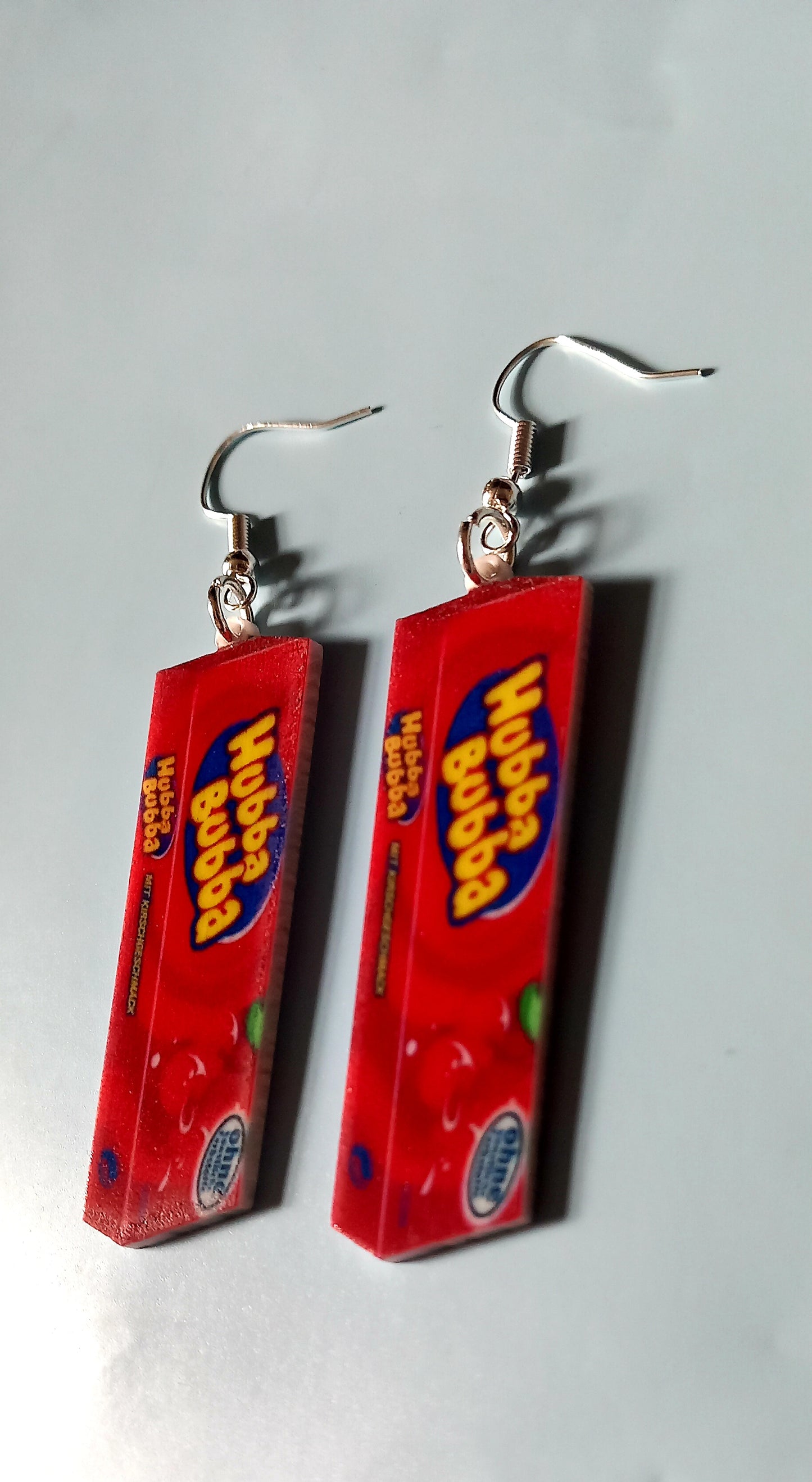 Hubba bubba acrylic earrings