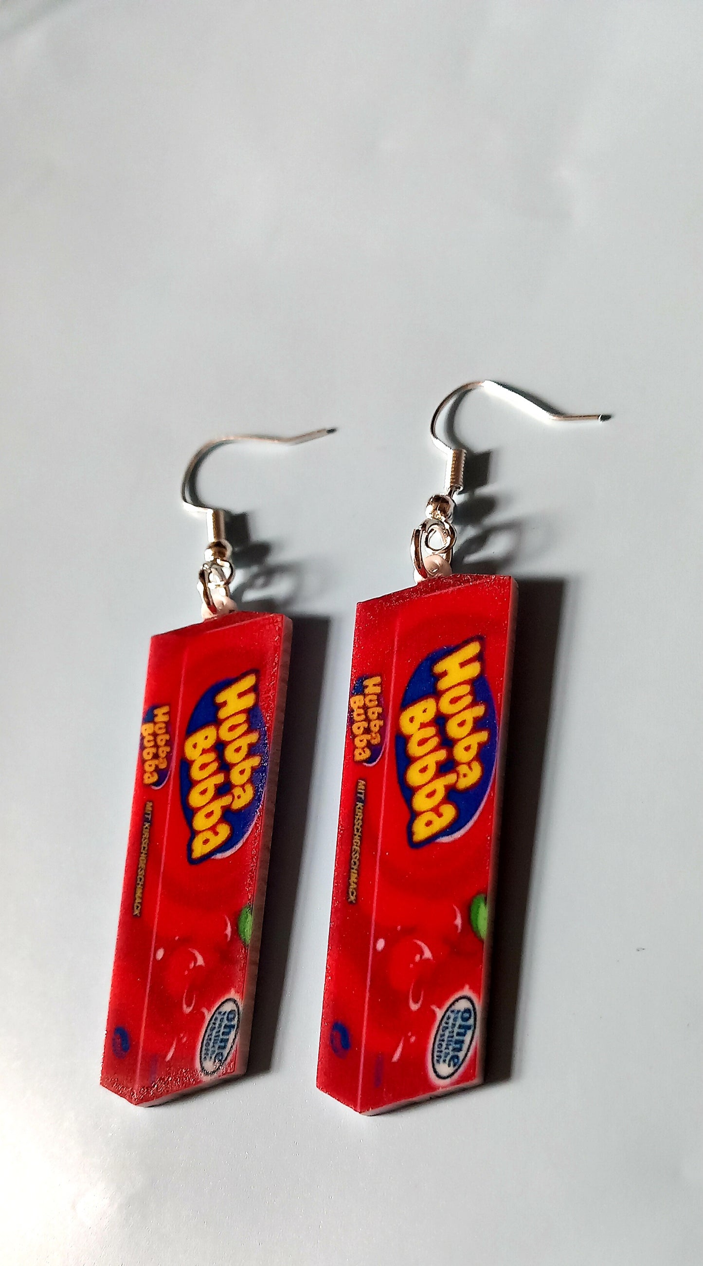 Hubba bubba acrylic earrings
