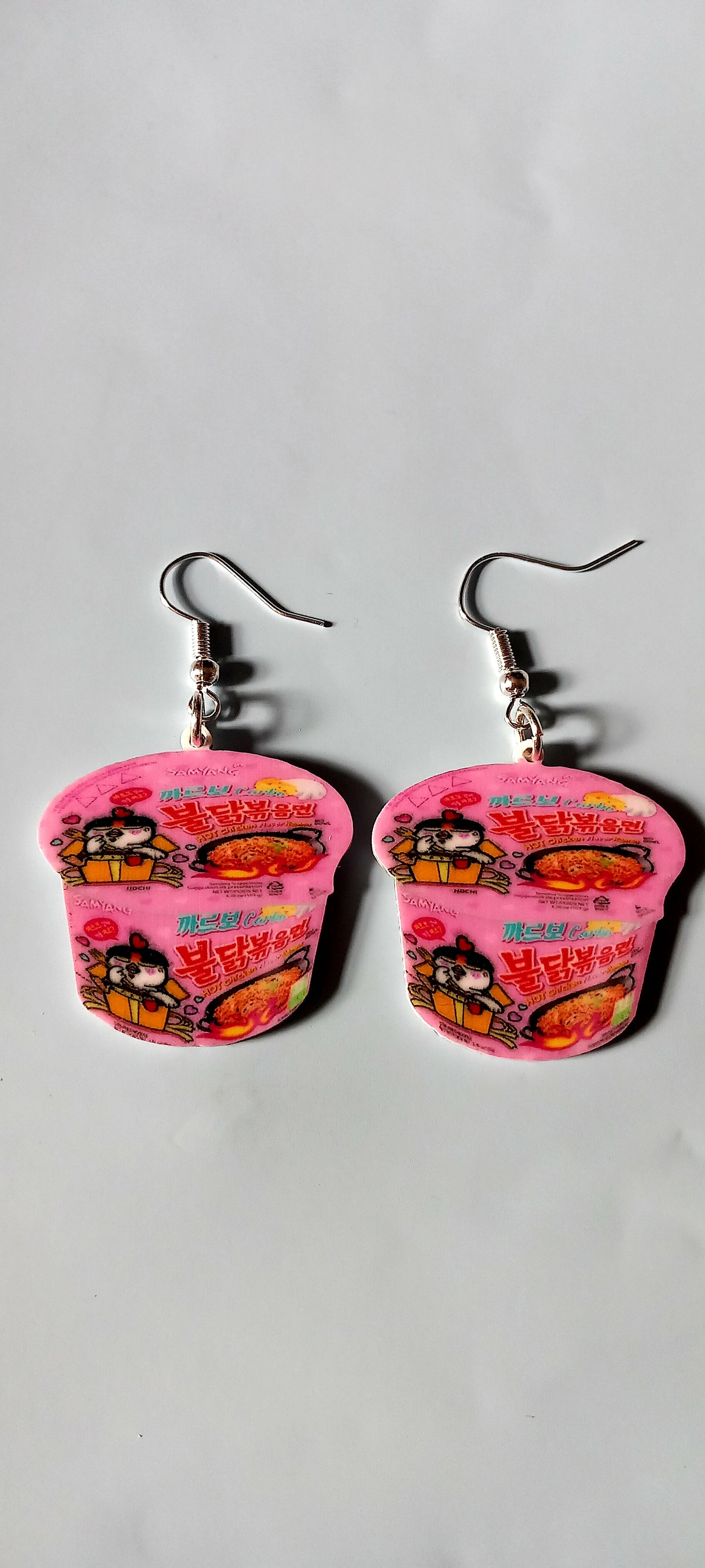 Pot of ramen acrylic earrings