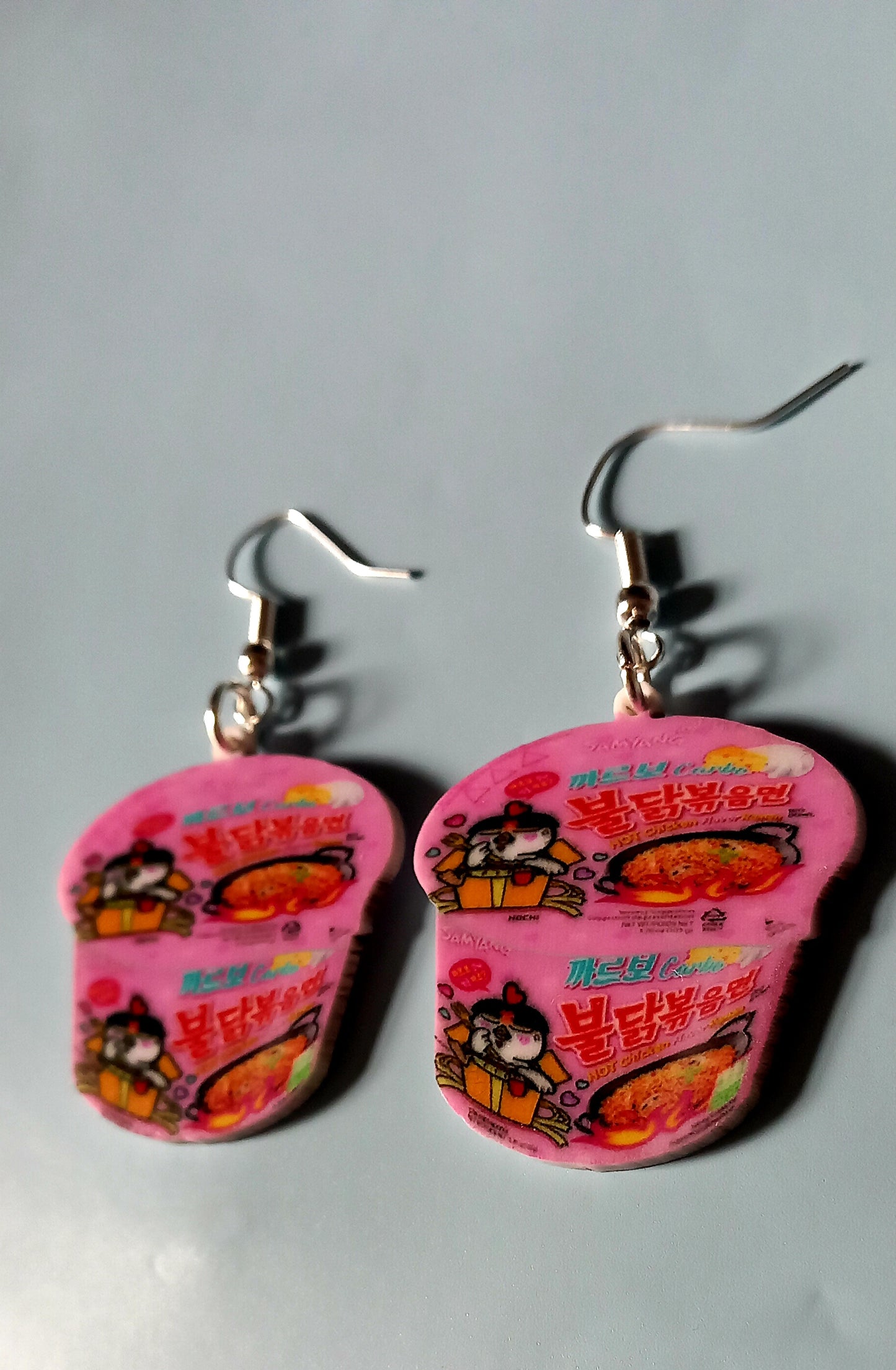 Pot of ramen acrylic earrings