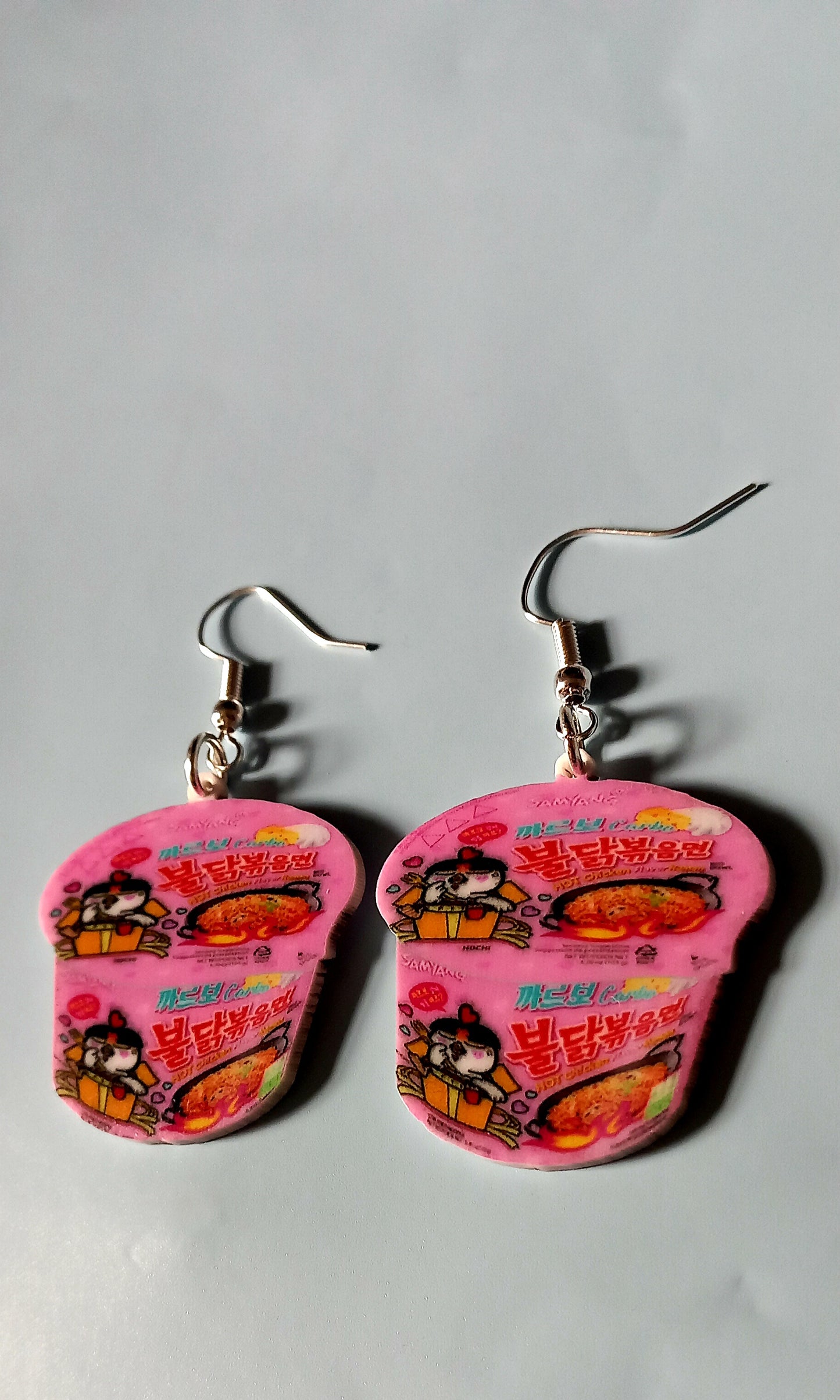Pot of ramen acrylic earrings