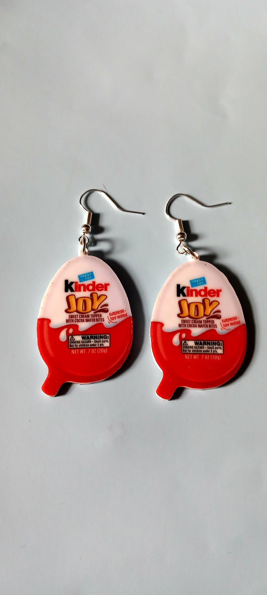 Kinder joy acrylic earrings