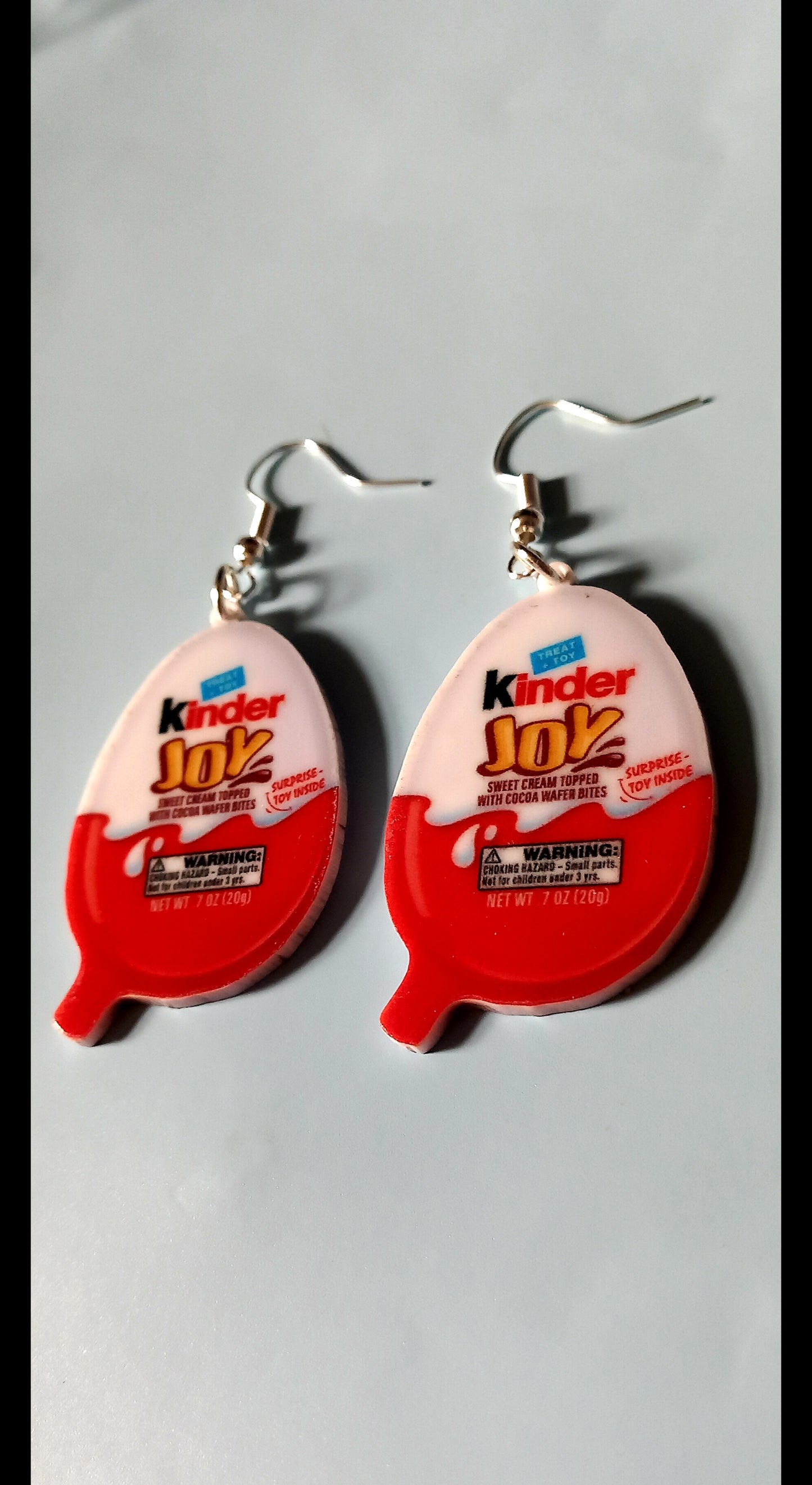 Kinder joy acrylic earrings
