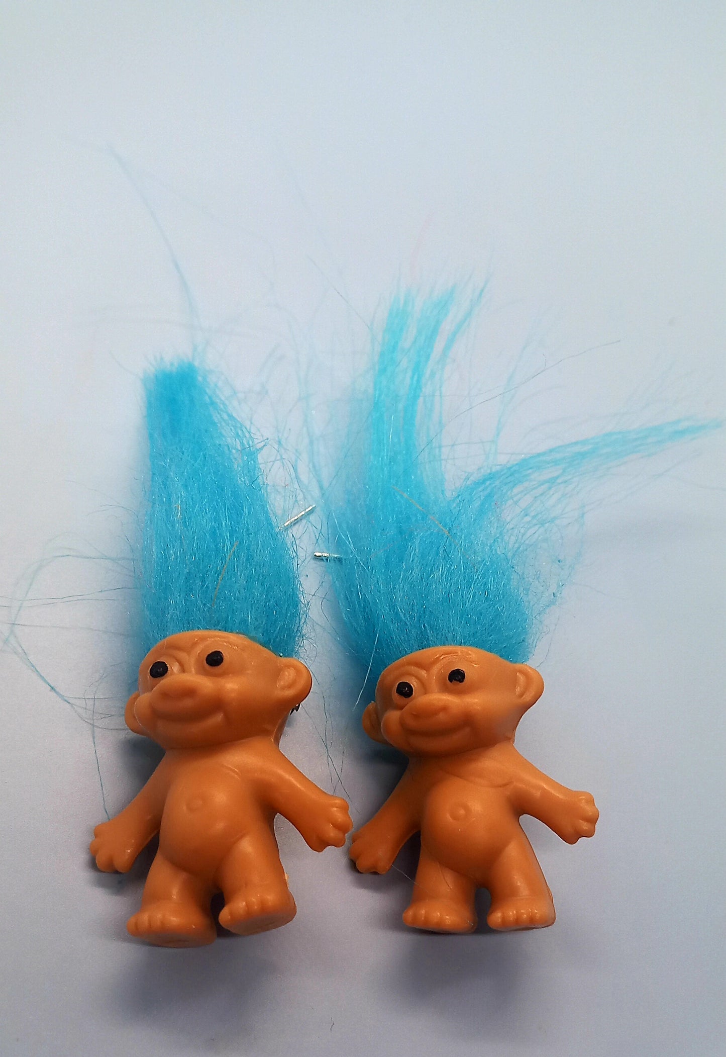Blue troll earrings