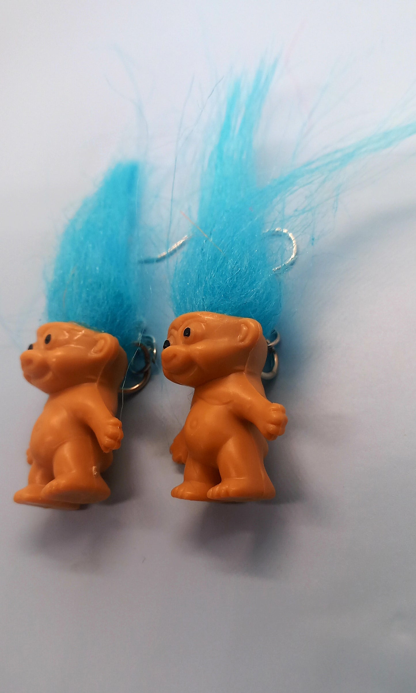 Blue troll earrings