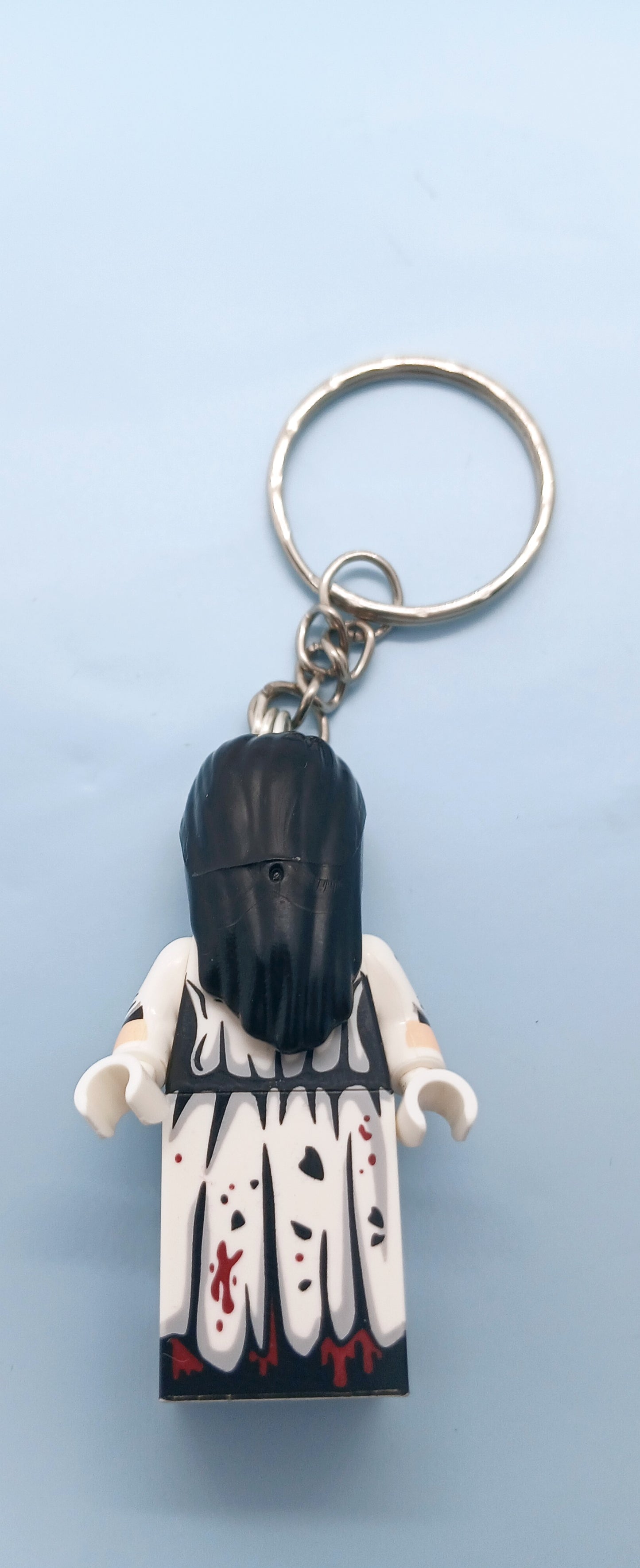 Samara (the ring) custom minifigure keyring