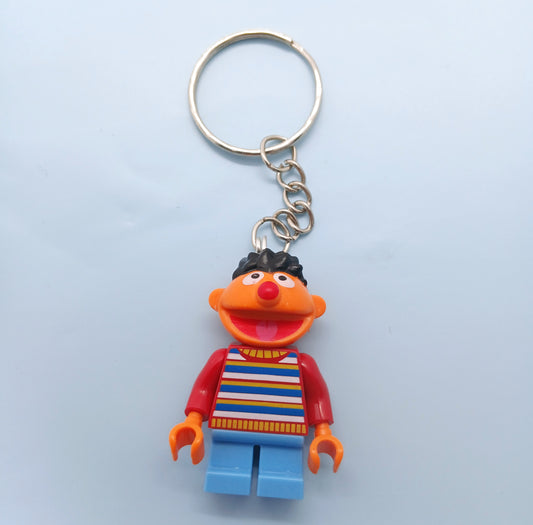 Ernie minifigure keyring