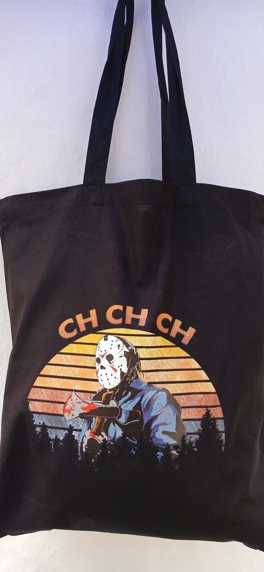 Jason Voorhees black cotton bag