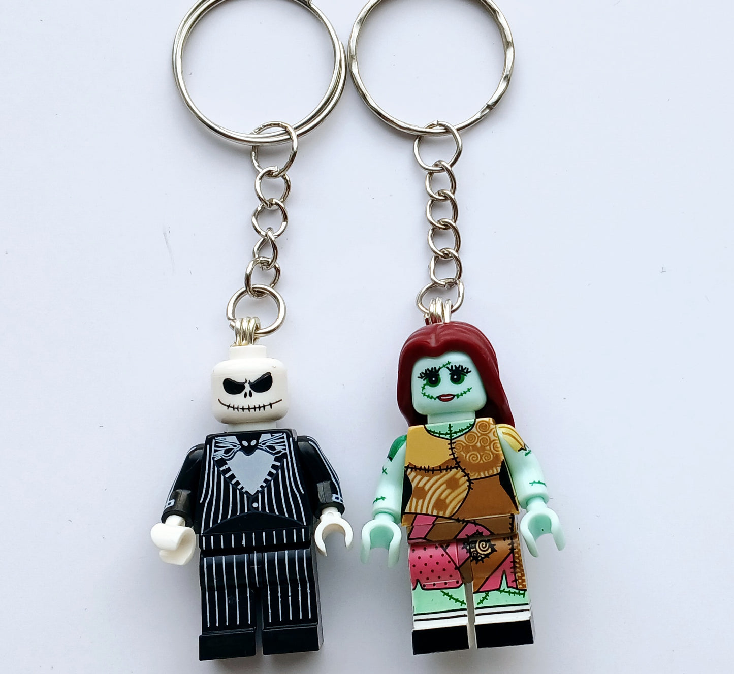 Jack & Sally figure nbc keyrings