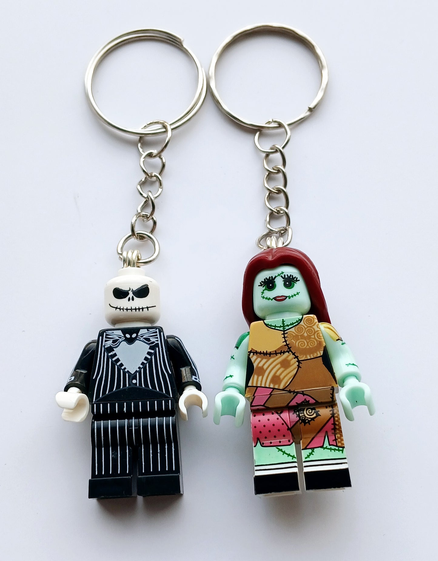 Jack & Sally figure nbc keyrings