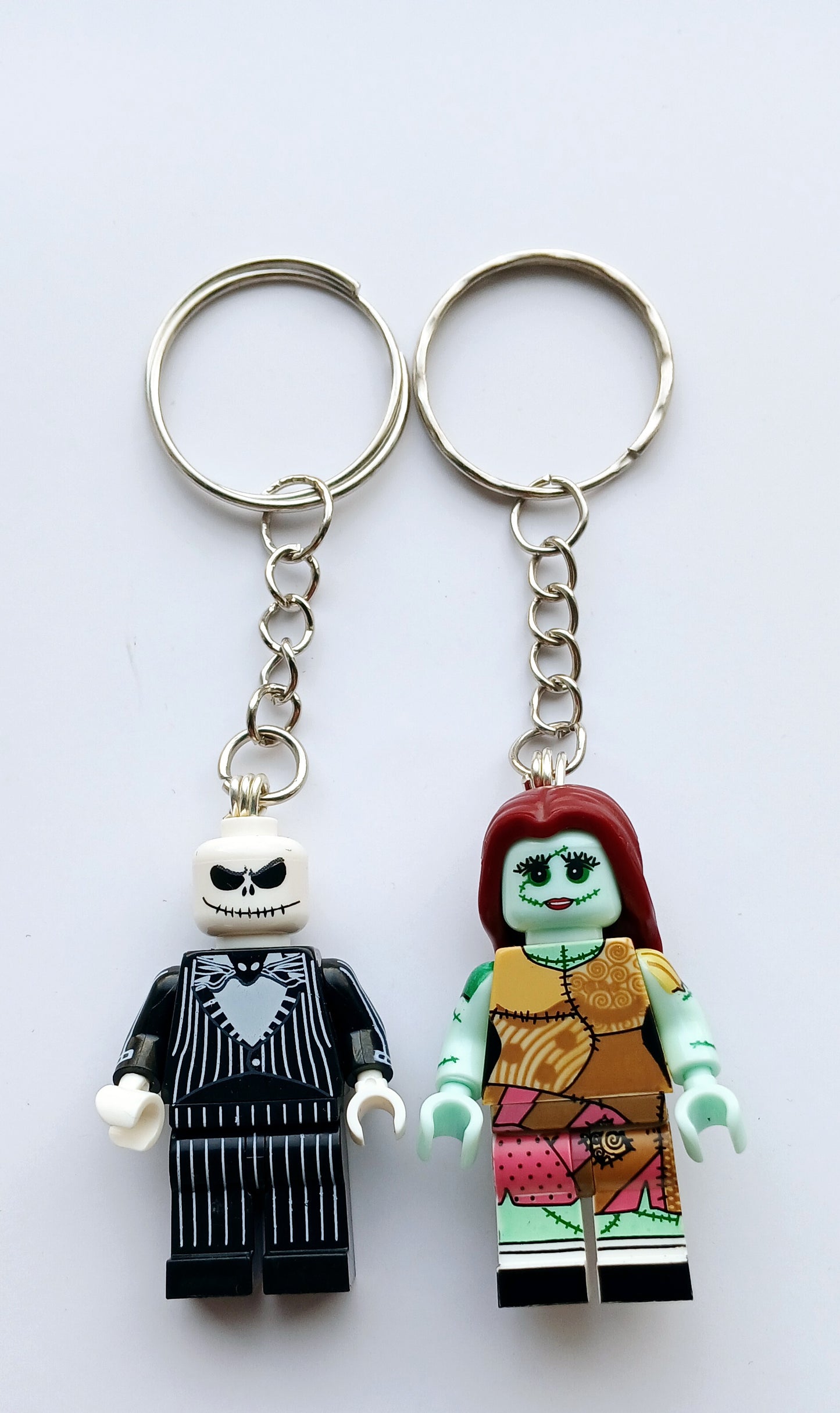 Jack & Sally figure nbc keyrings