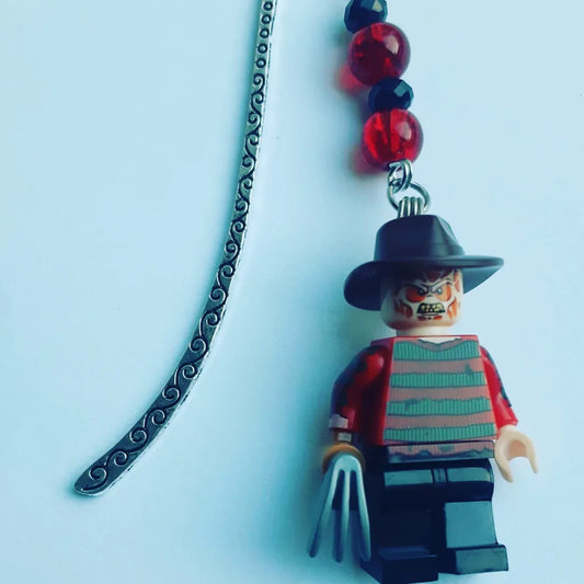 Freddy Krueger minifigure bookmark