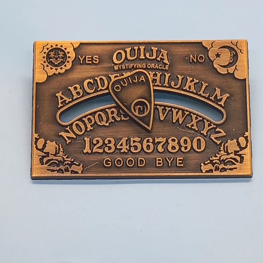 Ouija board pin badge