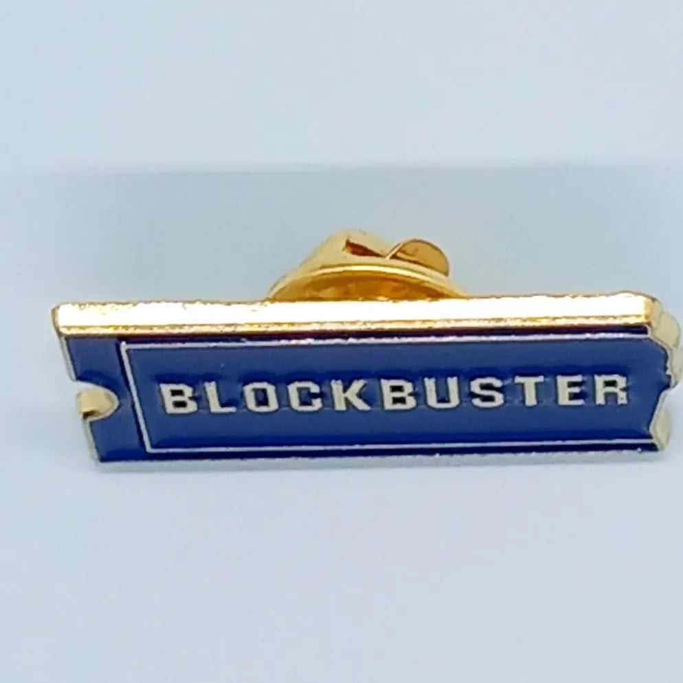 Blockbuster enamel pin