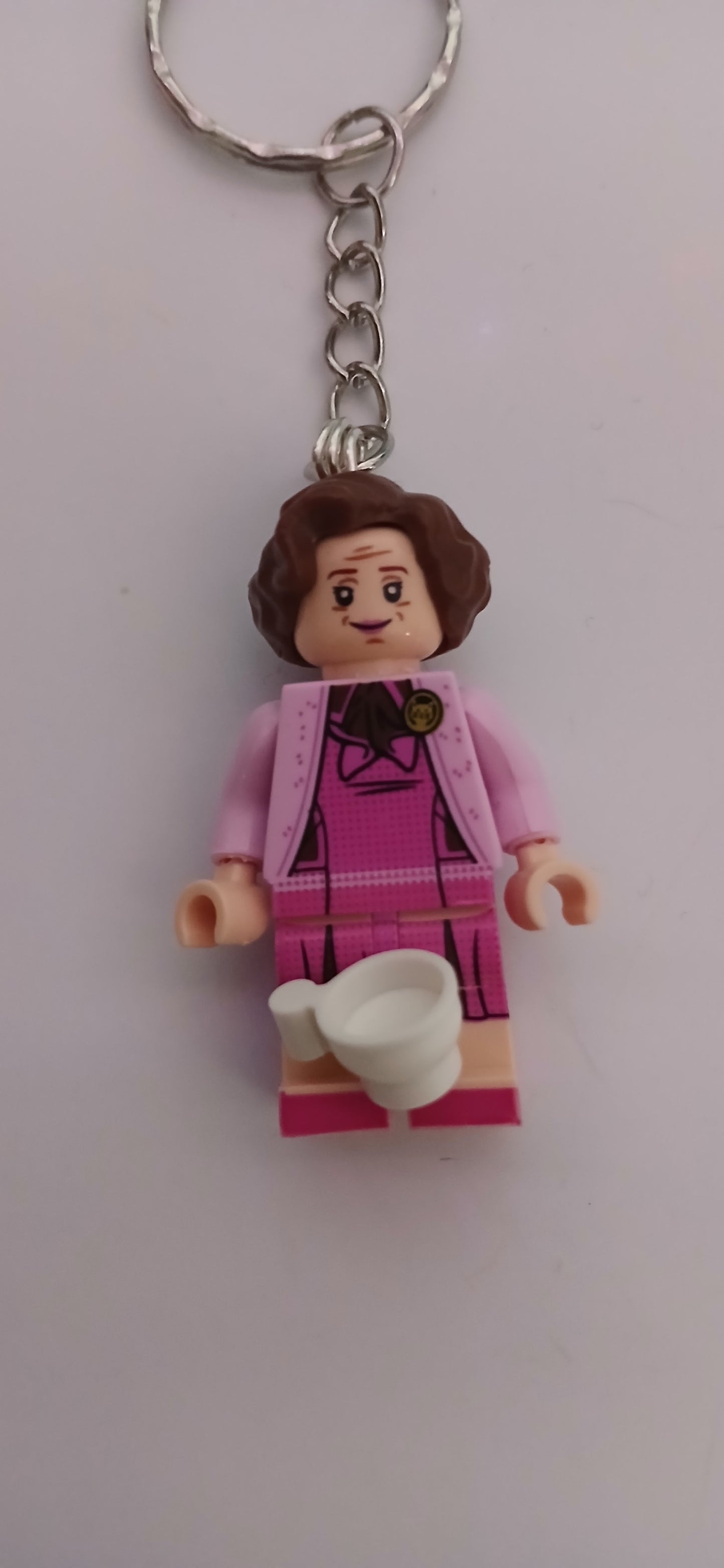 Dolores Umbridge minifigure keyring